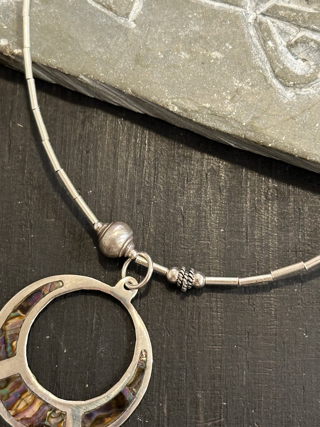 Vintage pendant+musta note vine 925silve 상품이미지4