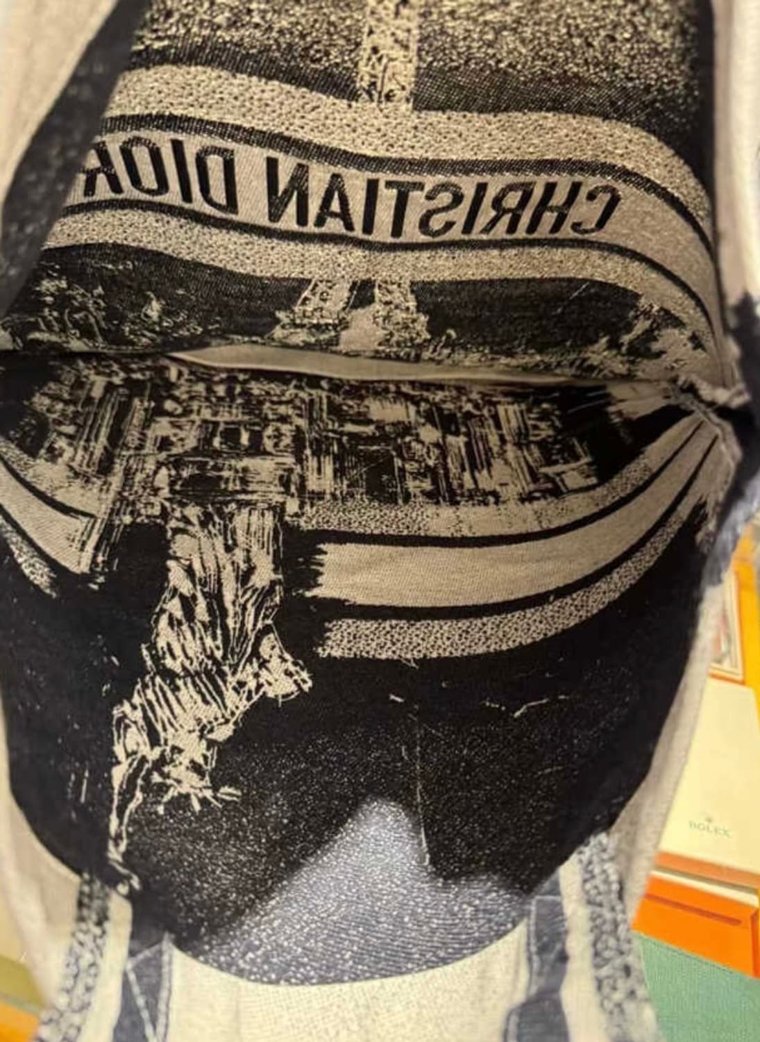 디올 에펠탑 캔버스 토트백  상품이미지6