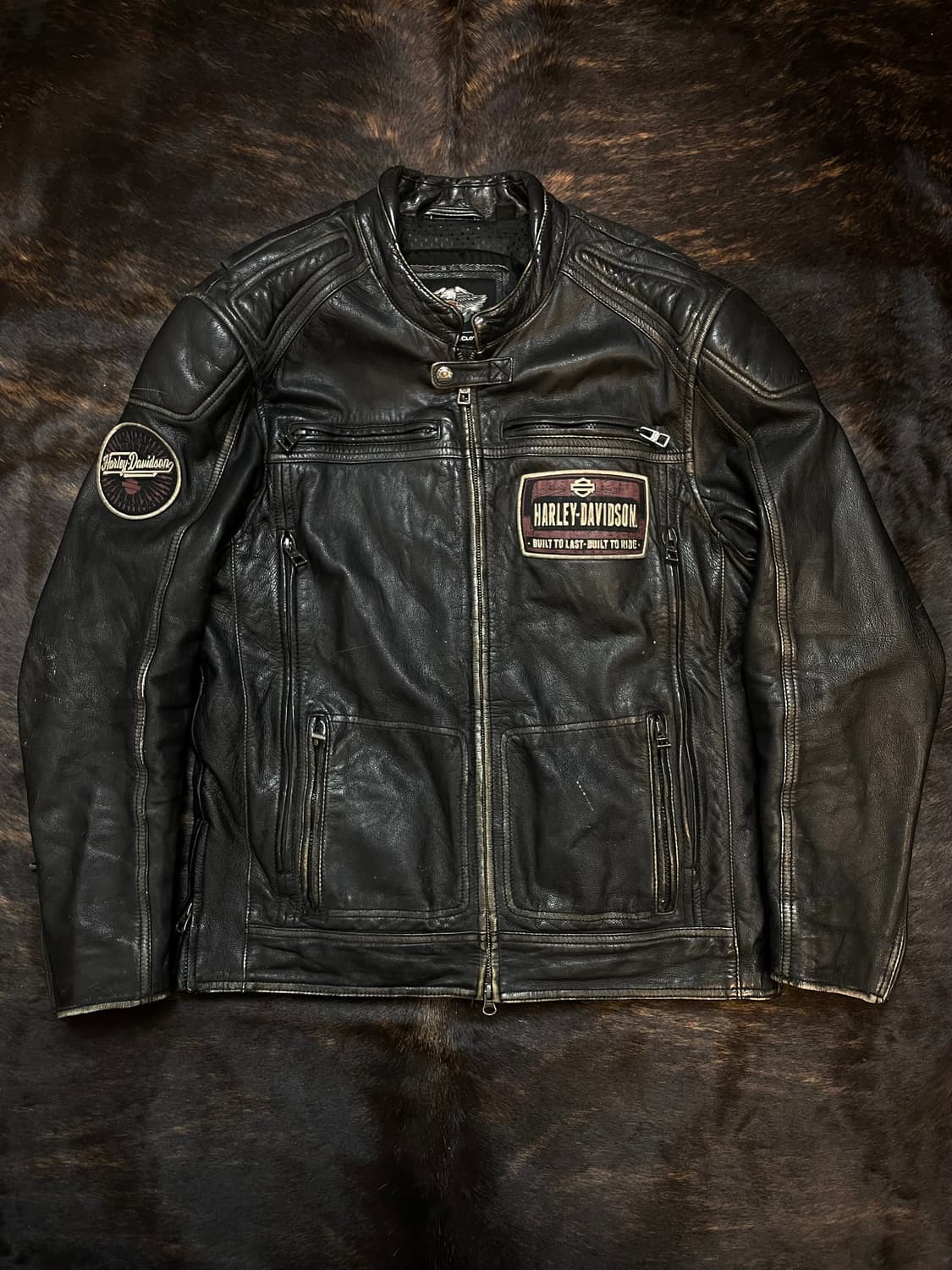 할리데이비슨 소가죽 레더자켓 상품이미지1