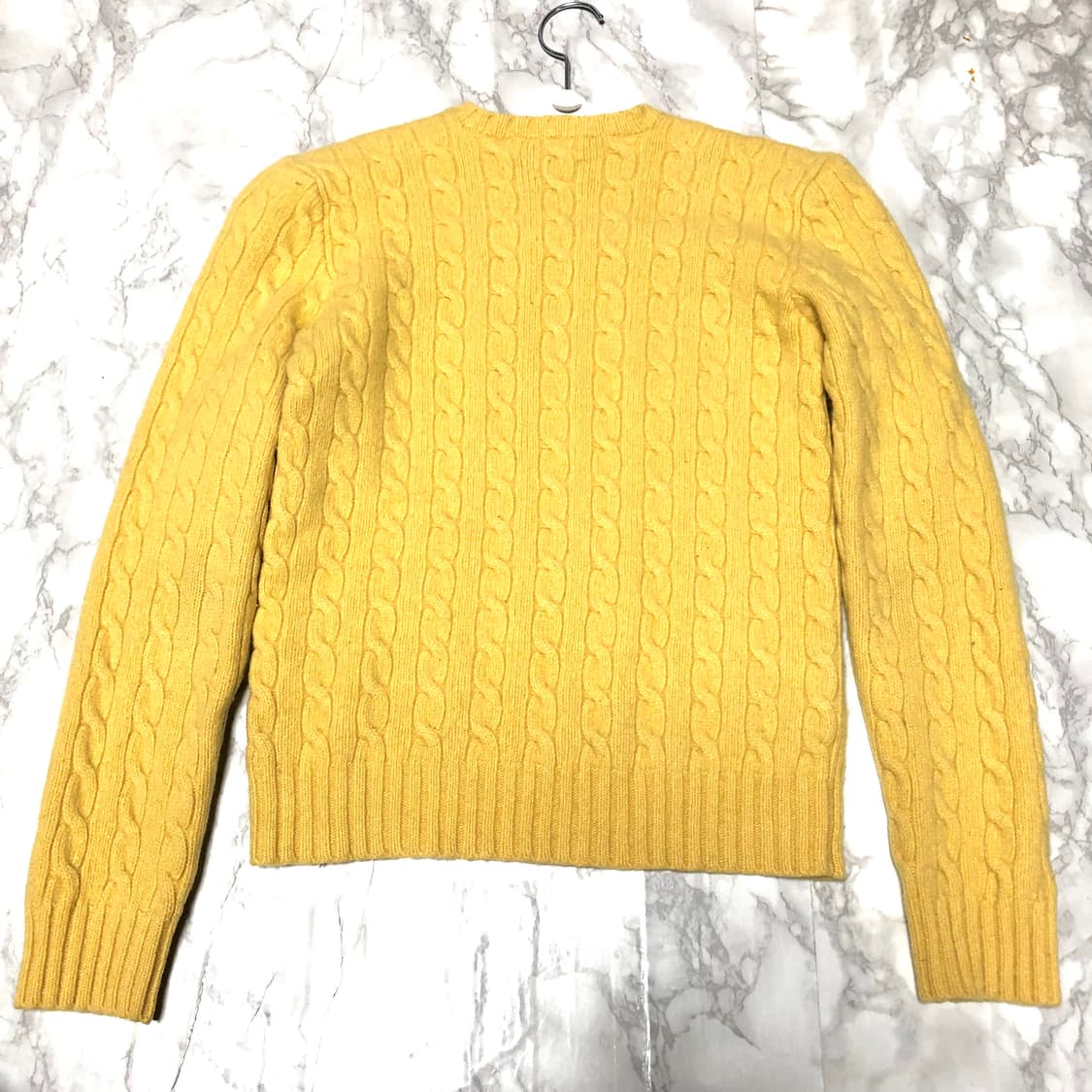 폴로 랄프로렌 니트 캐시미어 개나리 상태최고 상품이미지3