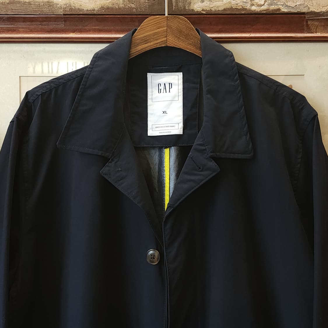 00s 갭 트렌치 코트 싱글 트렌치 네이비 빅사이즈 트렌치 코트 xl 상품이미지4