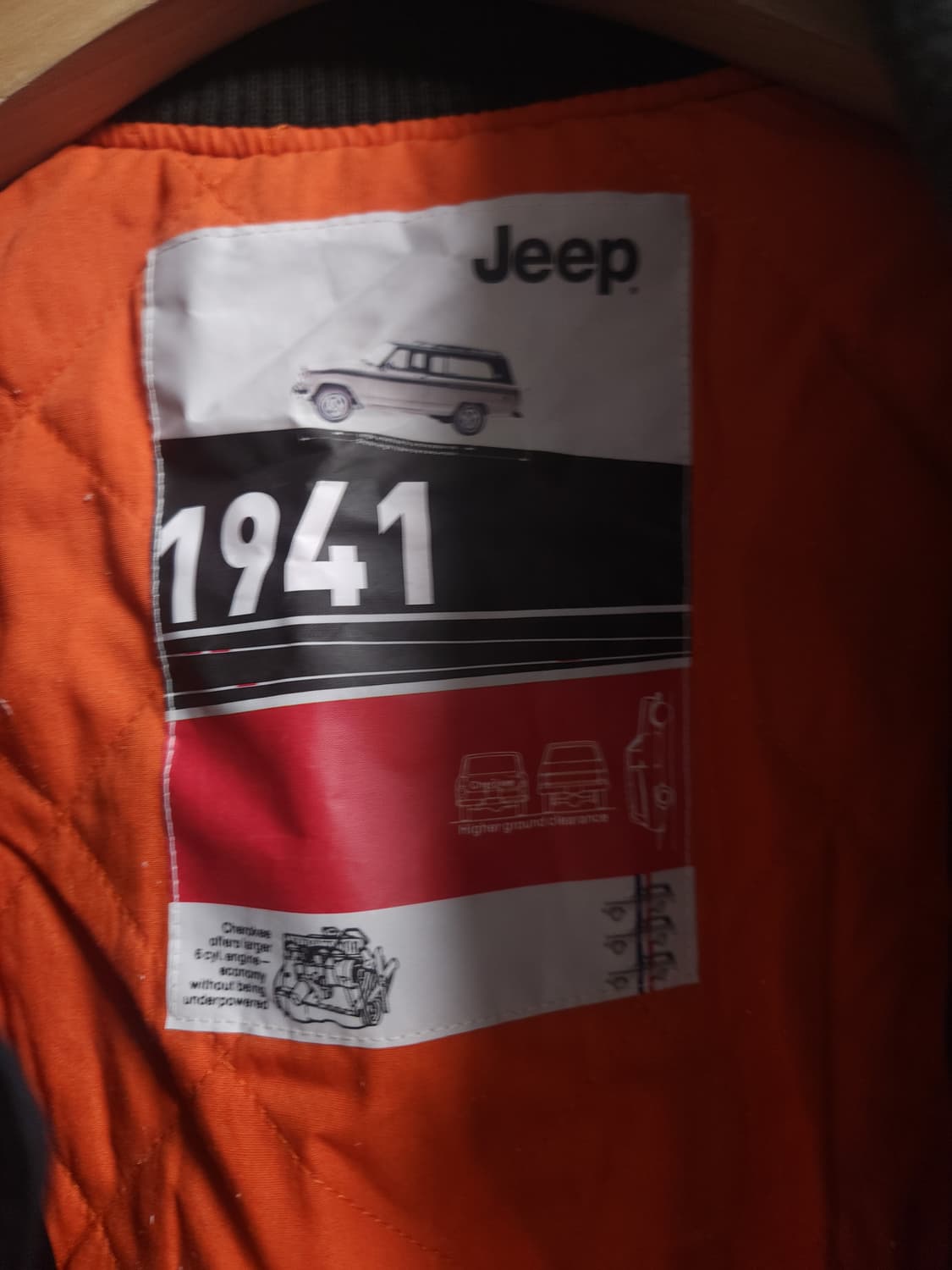 지프 블루종 항공 점퍼, M 상품이미지3