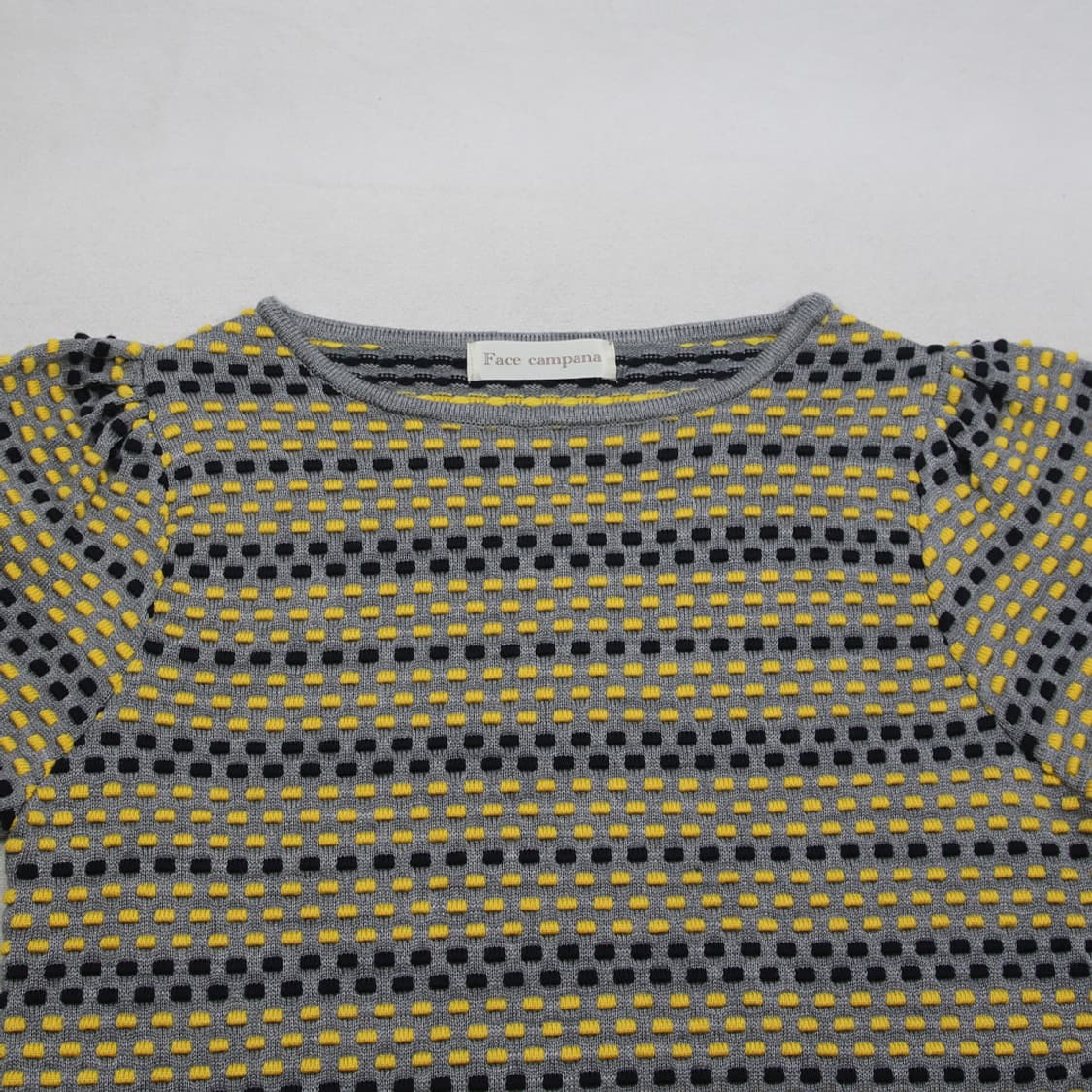 Face campana 패턴 니트 (여성용) 상품이미지4