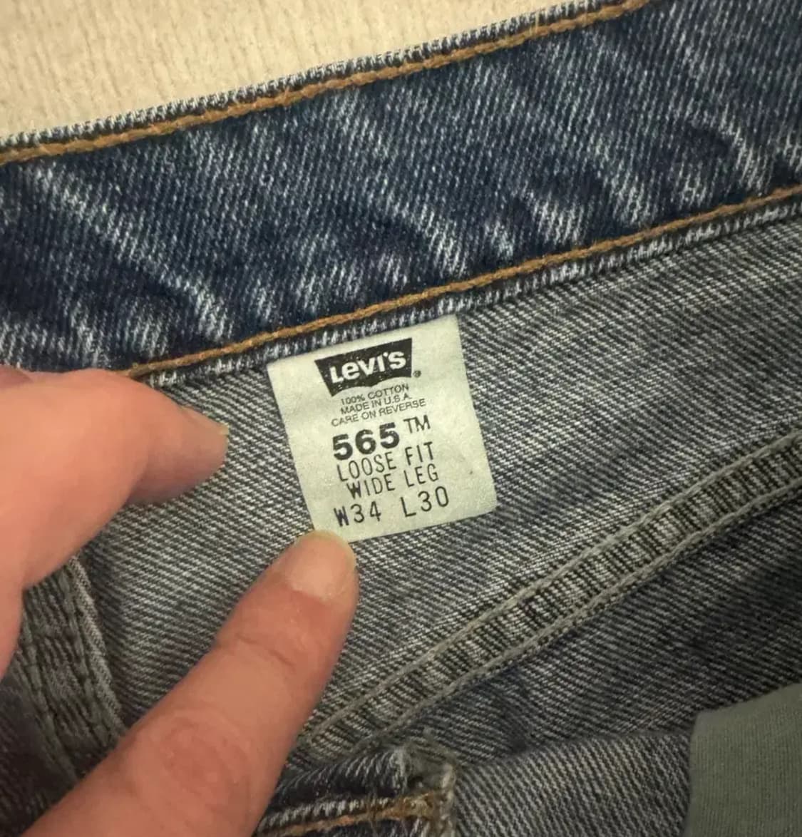 🇺🇸 90s USA 리바이스 565 [34x30] 상품이미지4
