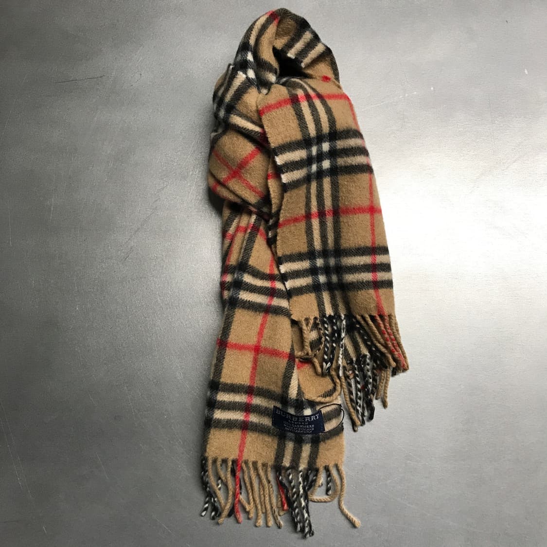 버버리 정품 캐시미어 머플러 베이지 상품이미지1