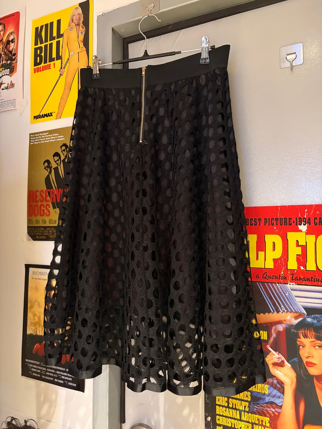 서클 쉐입 펀칭 스커트 상품이미지4