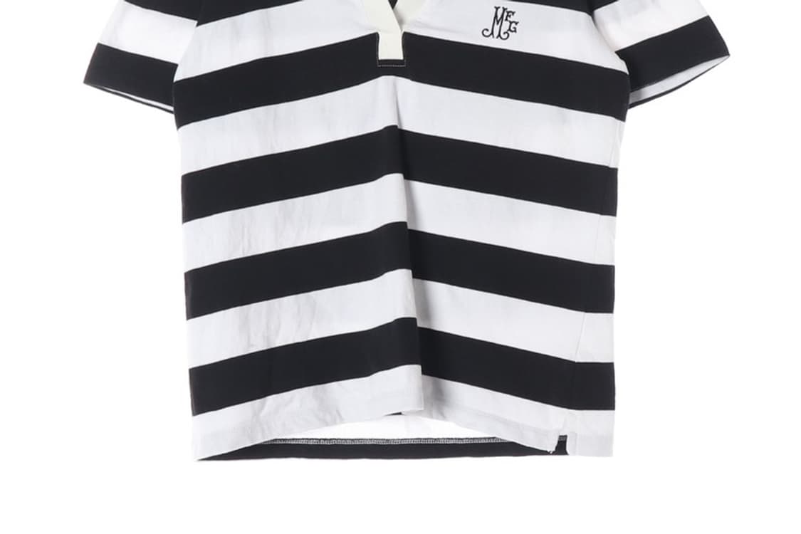 마리떼 프랑소와 저버 마린 스트라이프 반팔 카라티 S 상품이미지4