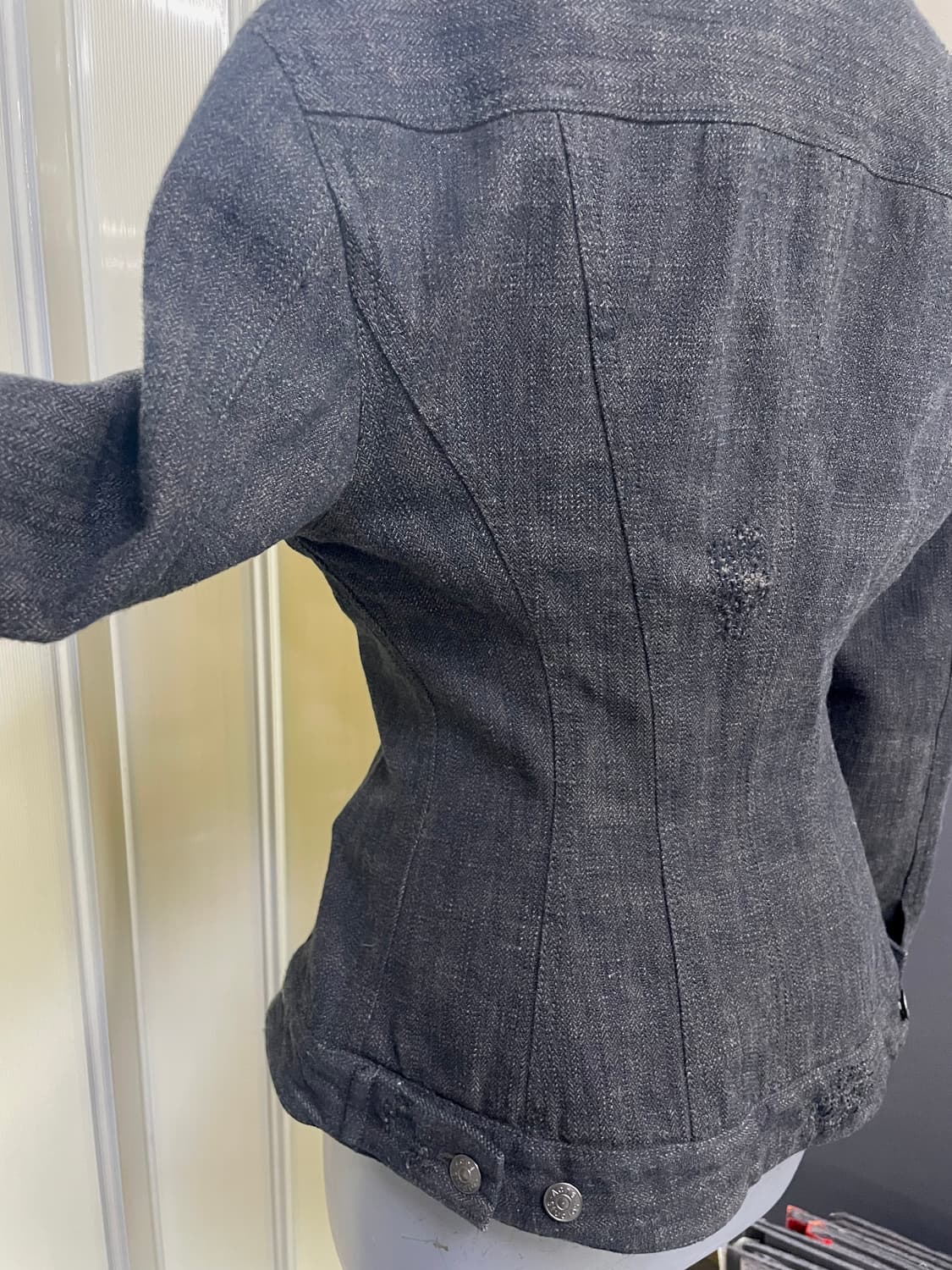 아크네스튜디오 아워글래스 데님 자켓 36size 상품이미지4