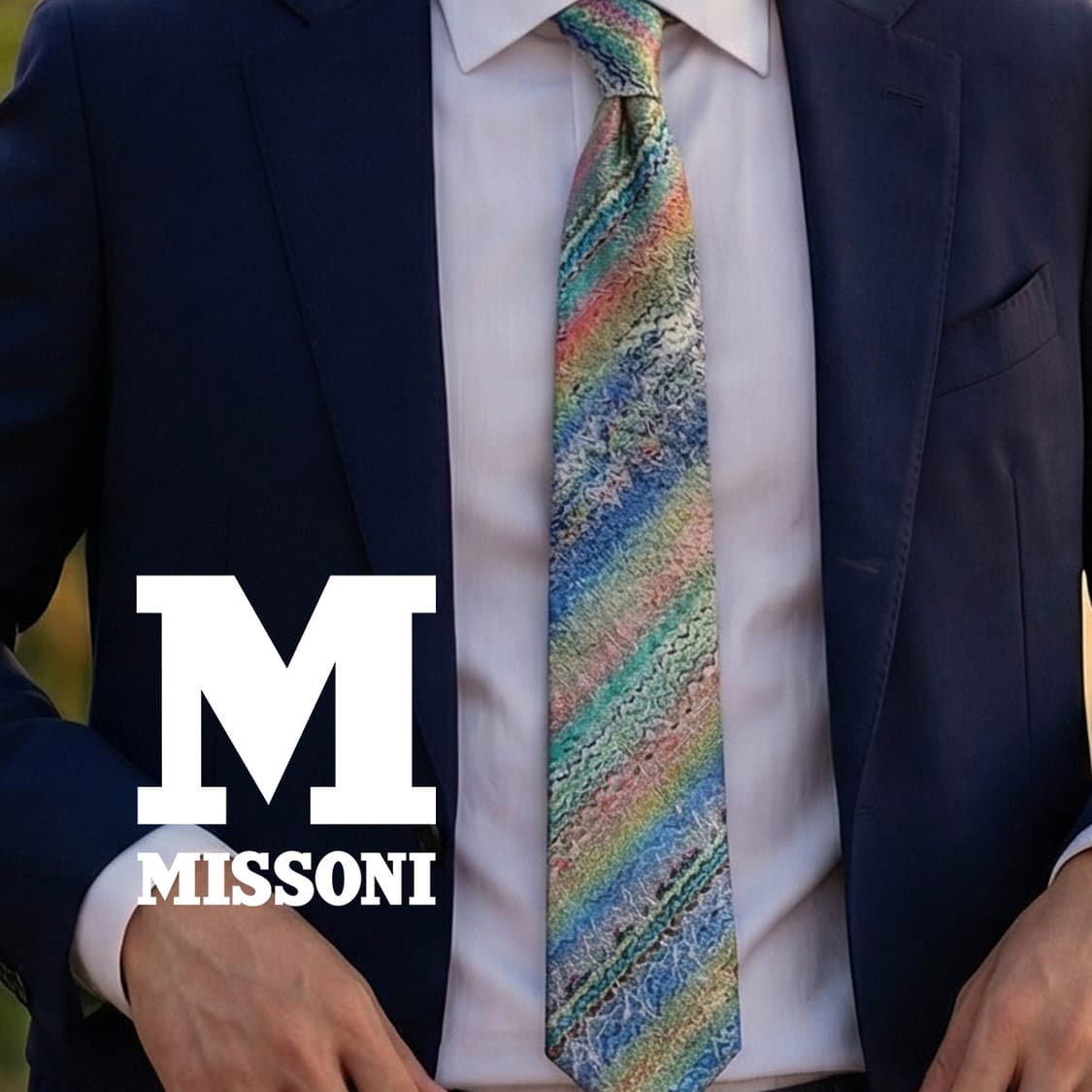 미쏘니 실크 실버 멀티 자카드 넥타이 8.8cm A+등급 A19433
 상품이미지1
