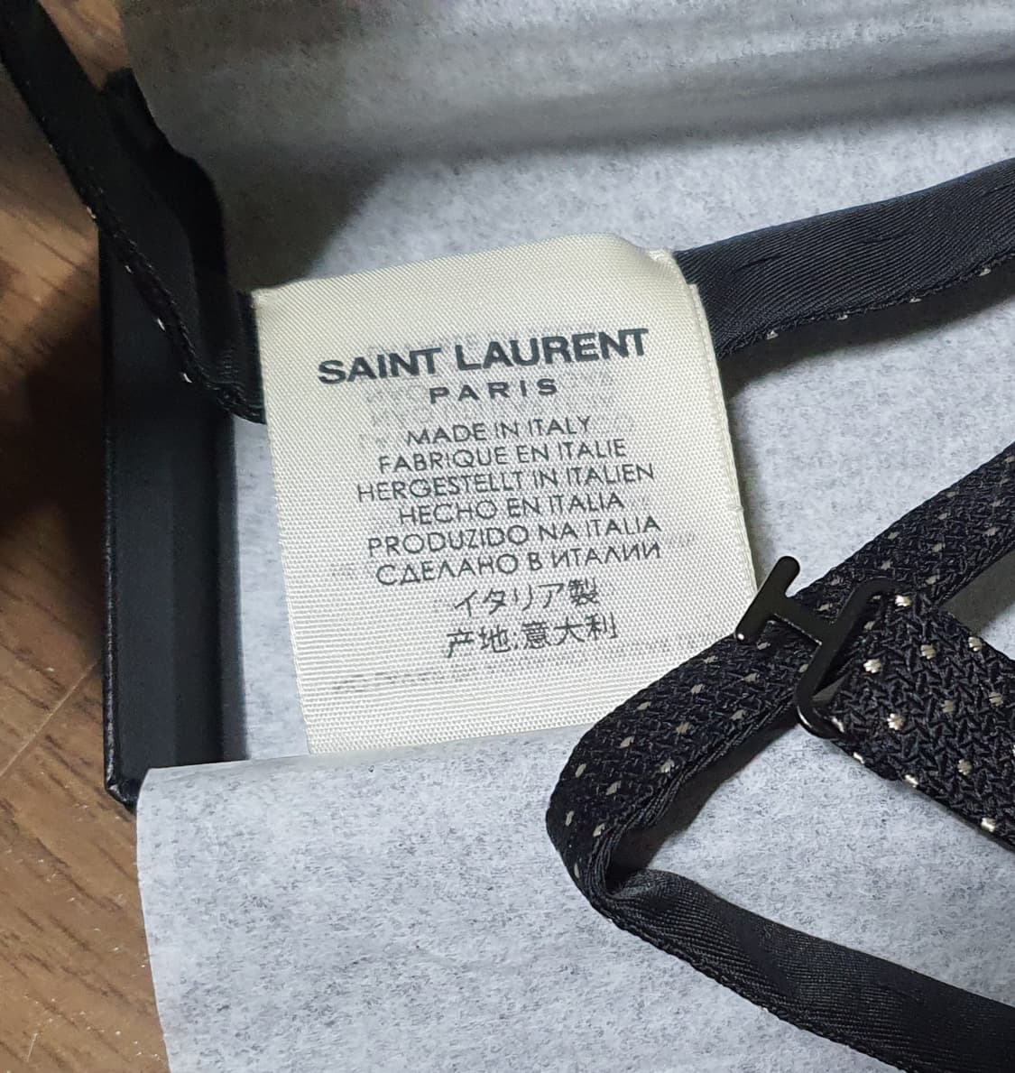 생로랑 16ss 서프시즌 폴카도트 보타이 상품이미지4