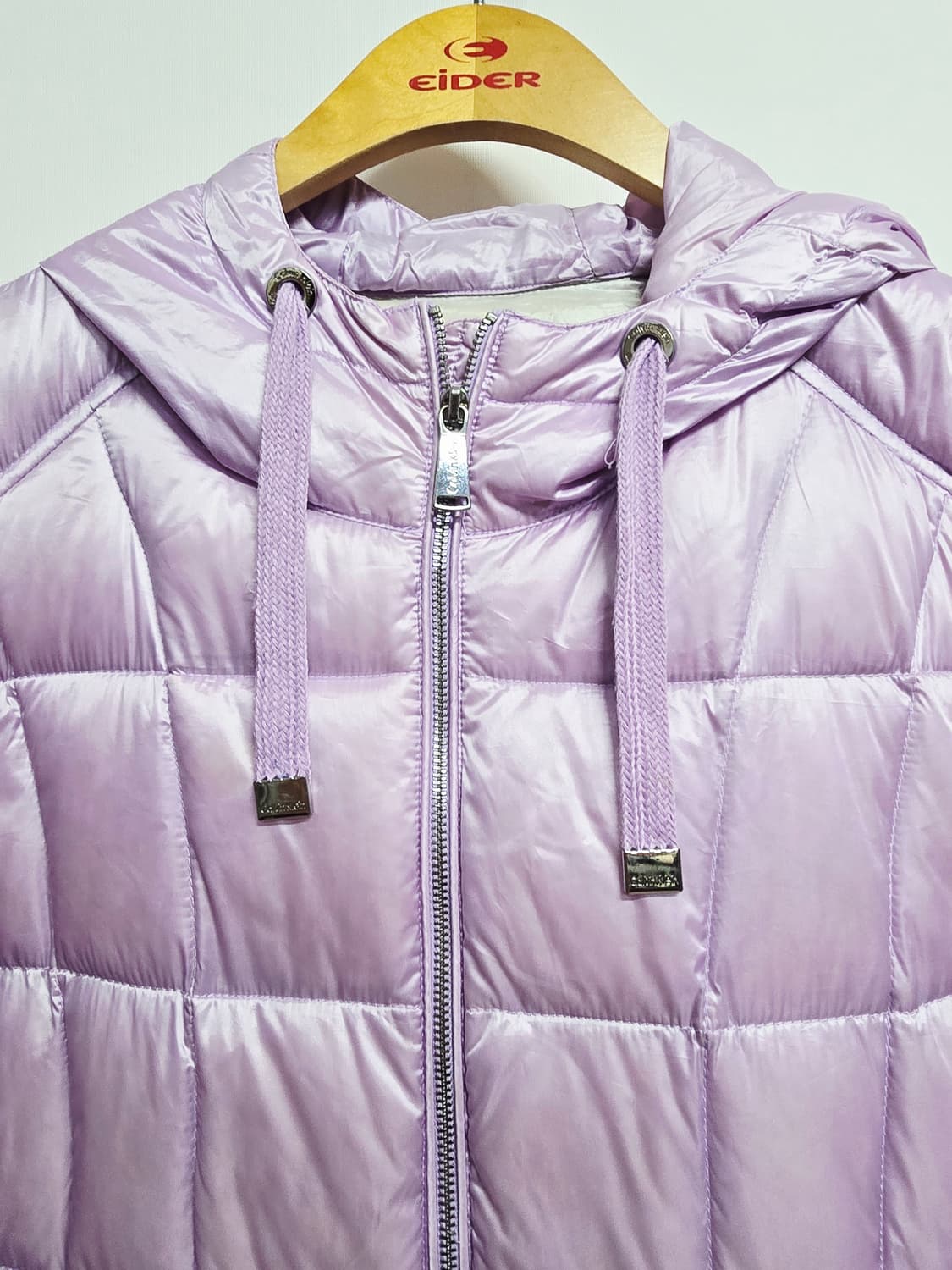 캘빈클라인 경량 후드 패딩 자켓 라벤더 상품이미지2