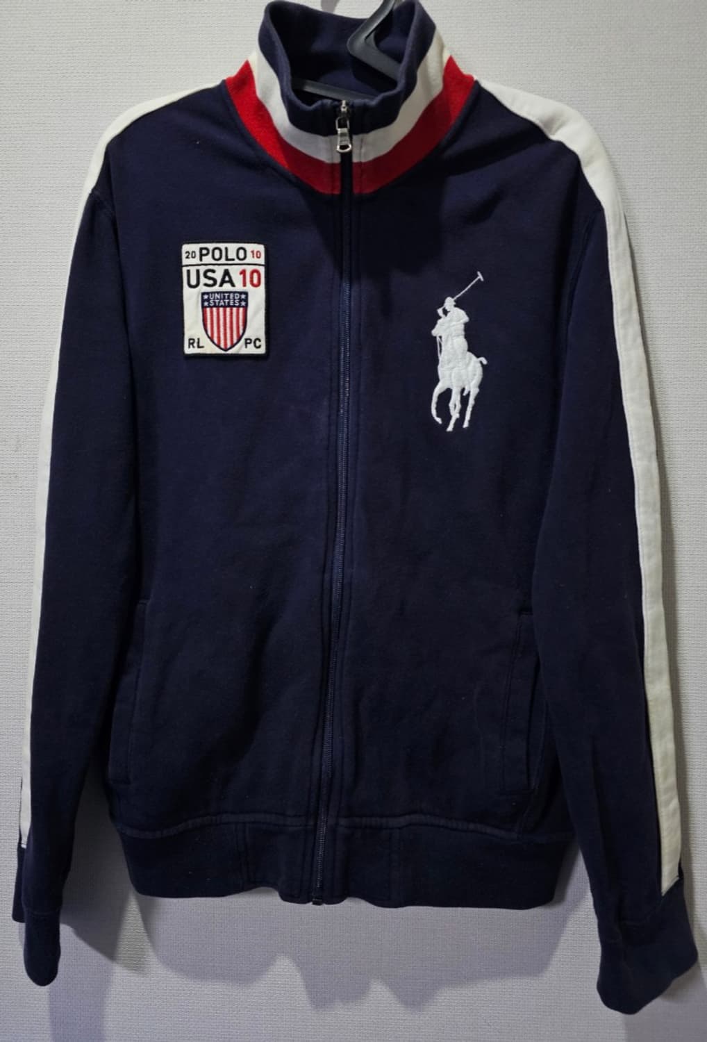 폴로 POLO 빅포니 USA 성조기 집업 95/M 상품이미지1