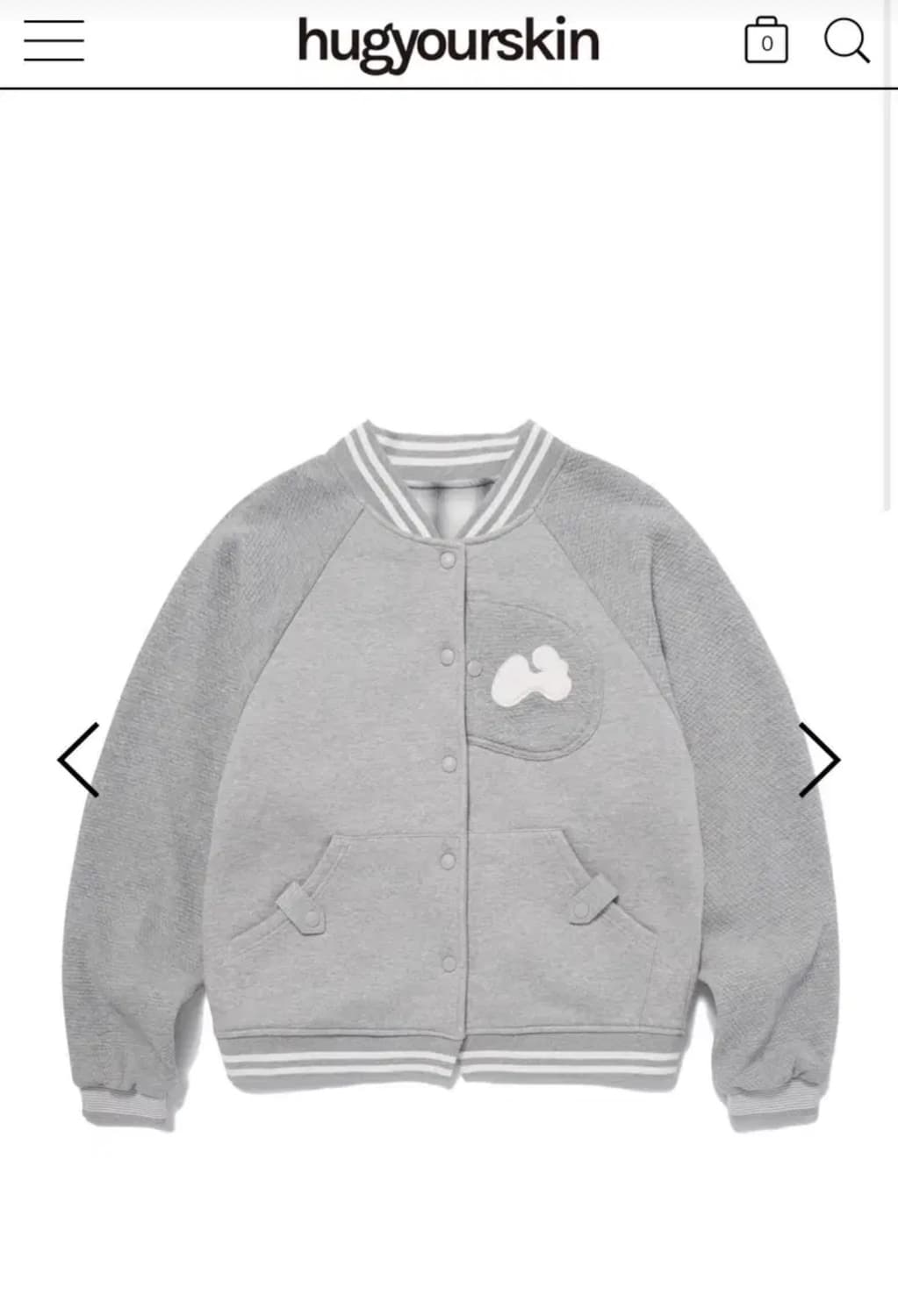 허그유어스킨 바시티 자켓 상품이미지1