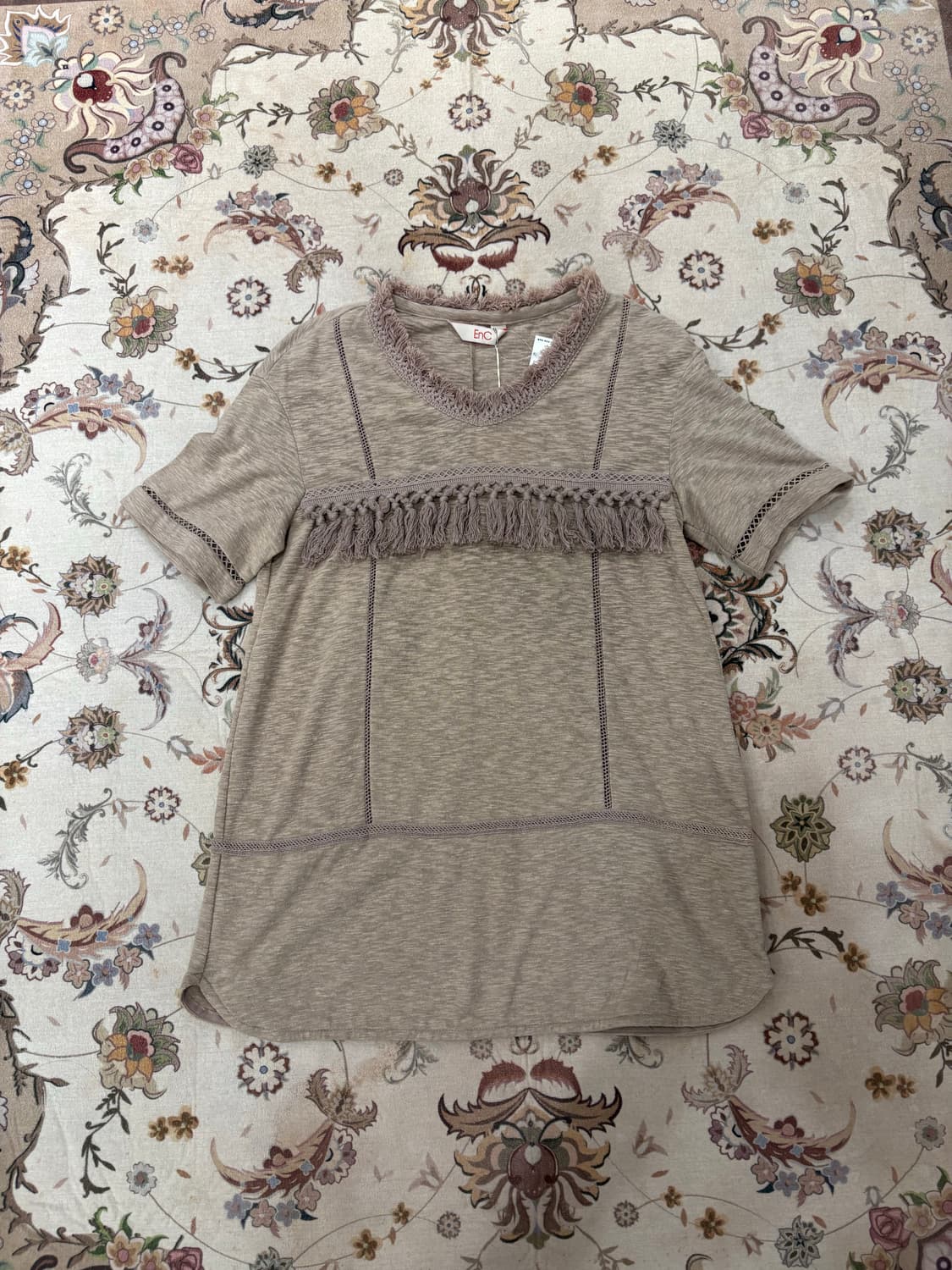 enc y2k 프린지 반팔티 상품이미지1