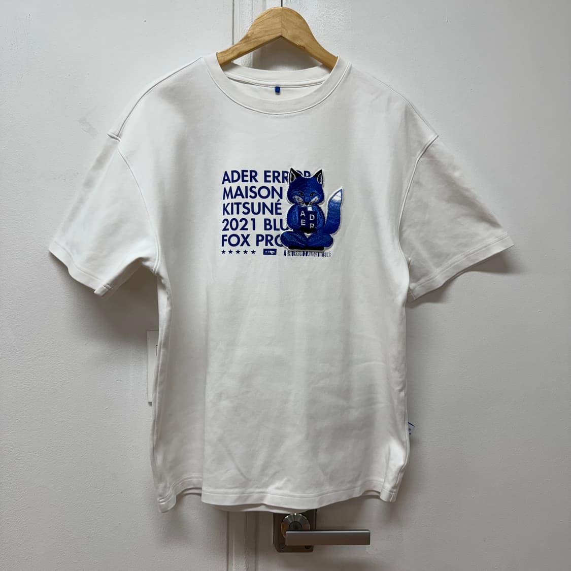 메종키츠네 X 아더에러 2021 블루폭스 티셔츠 A1 상품이미지1