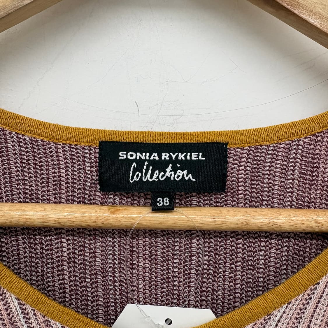 소니아리키엘 반팔 니트 탑 핑크 여성S 상품이미지3