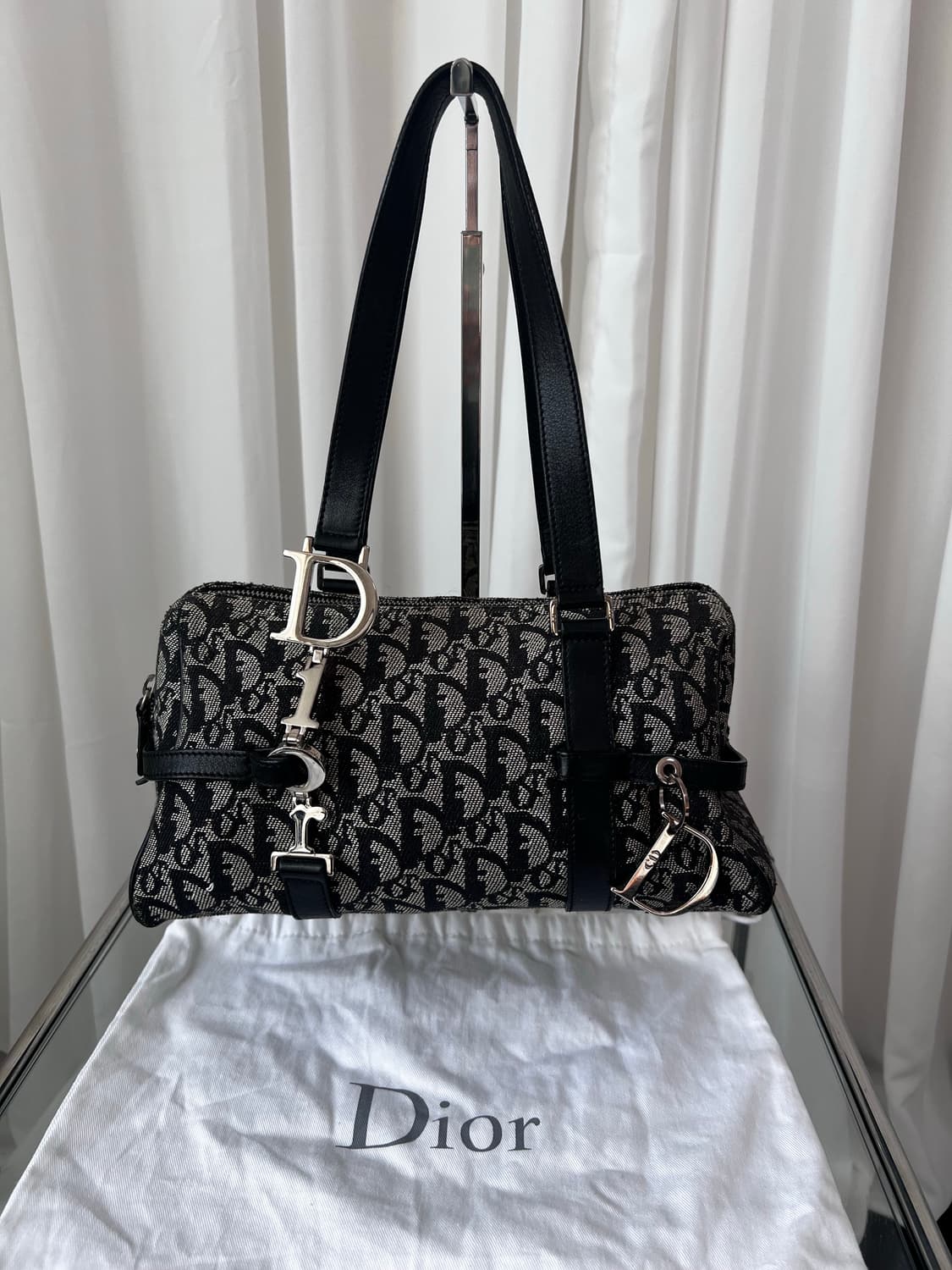 디올 오블리크 D링 참 숄더백 상품이미지2