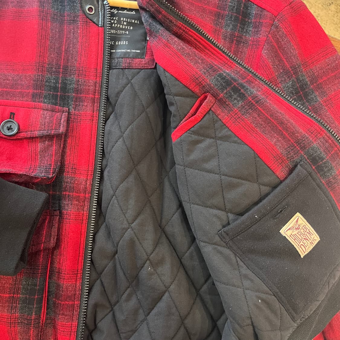 타미 힐피거 울체크 블루종 상품이미지6