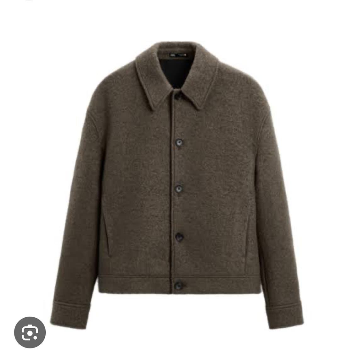 M사이즈 자라 부클 자켓 네이비&라이트카키 상품이미지2