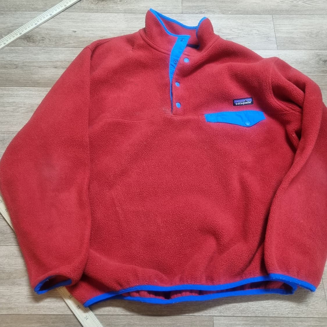파타고니아 신칠라 레드 블루 m 상품이미지1
