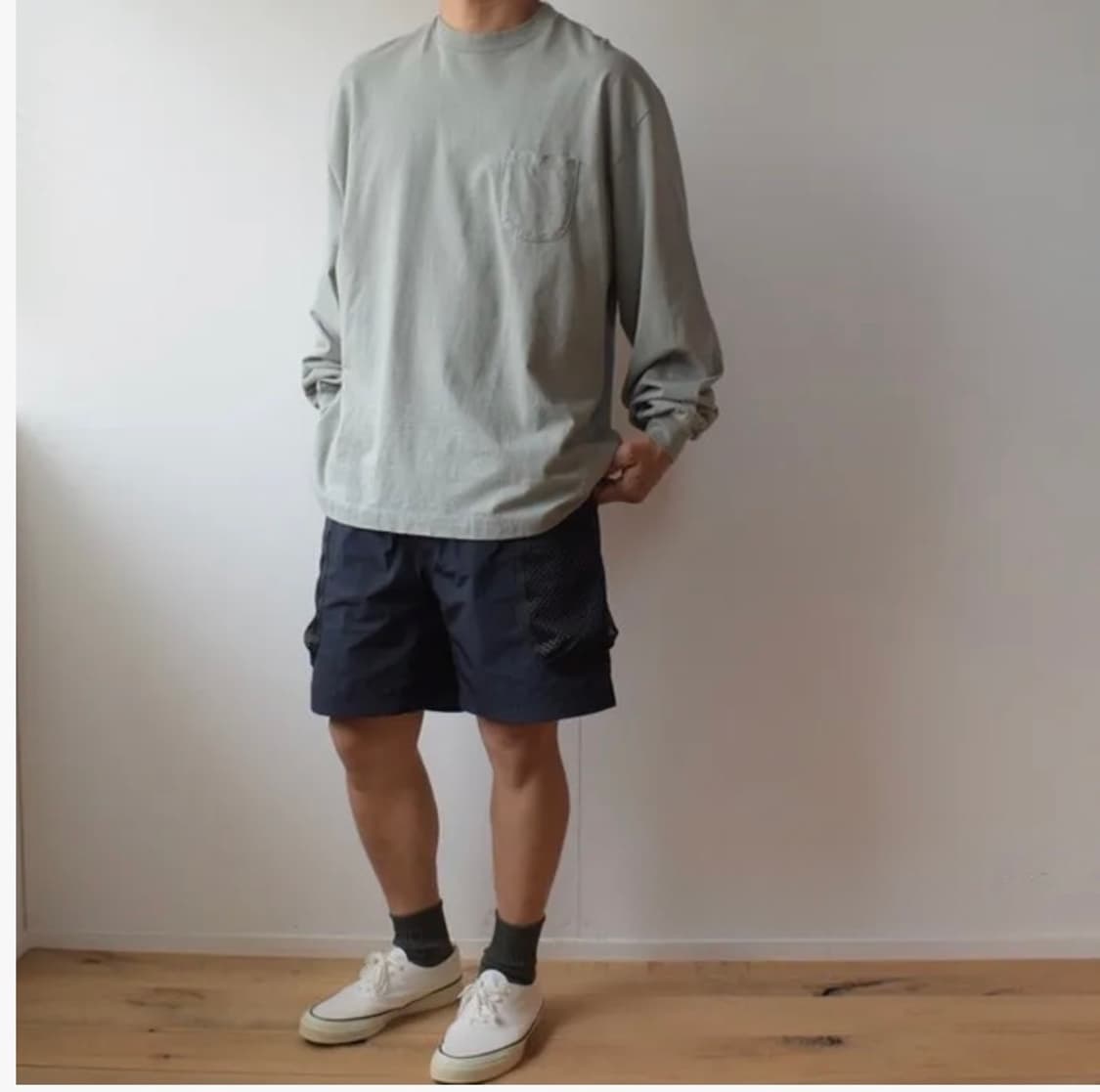 [새상품] 앤즈앤드민즈 유틸리티 쇼츠(네이비, S) 상품이미지2
