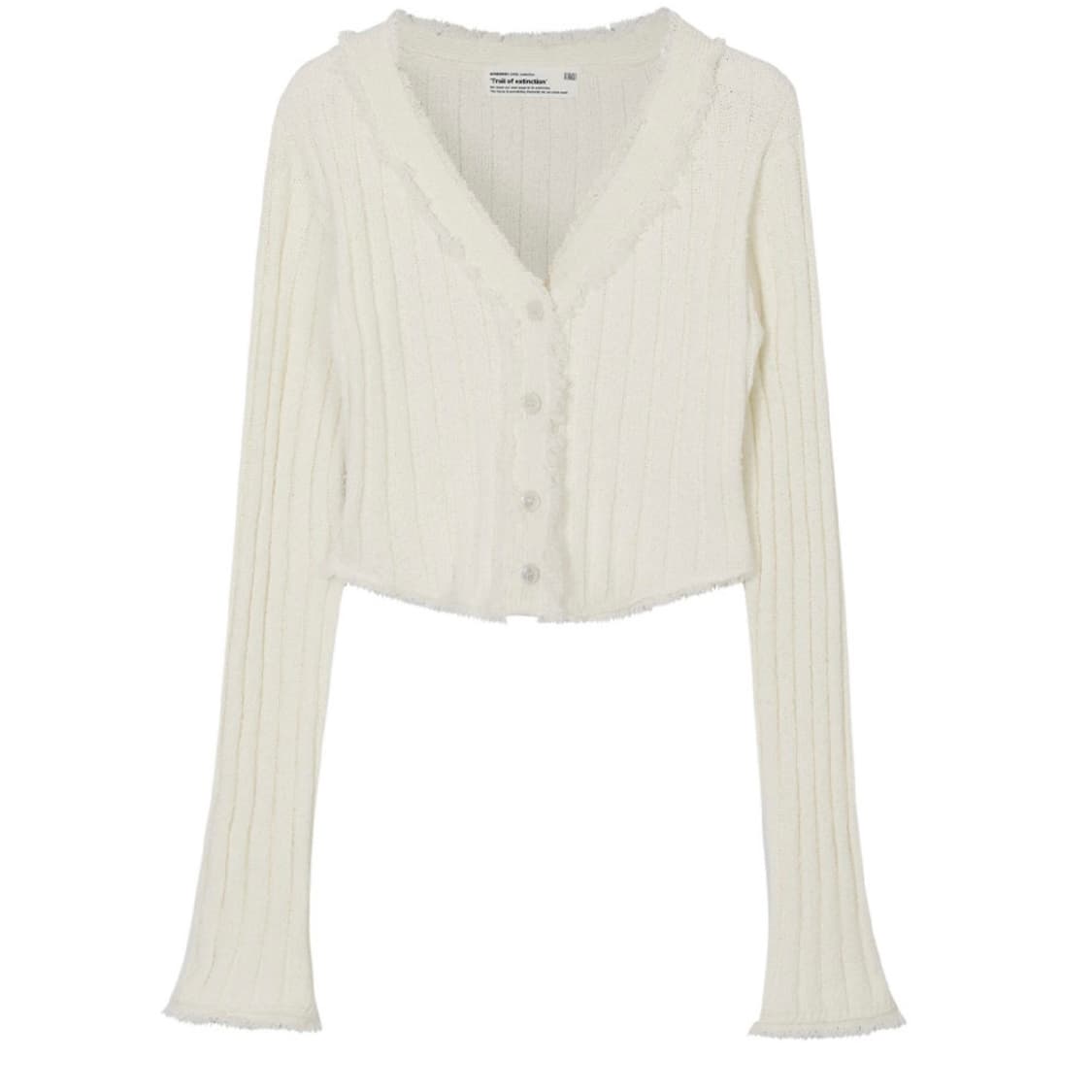TASSEL COTTON CARDIGAN, IVORY 상품이미지2