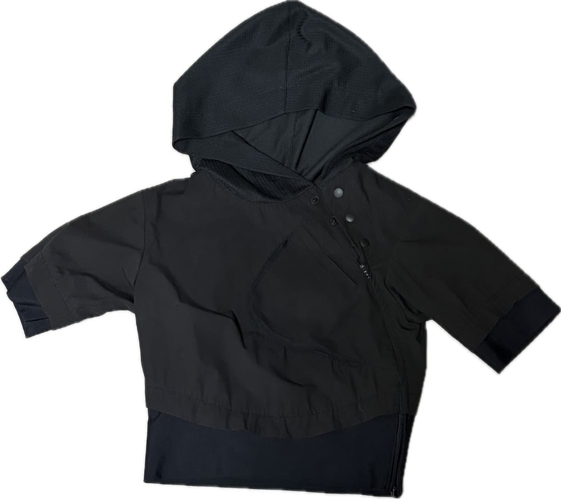 hyeinseo 크롭 후디 반팔 혜인서 0사이즈 상품이미지1