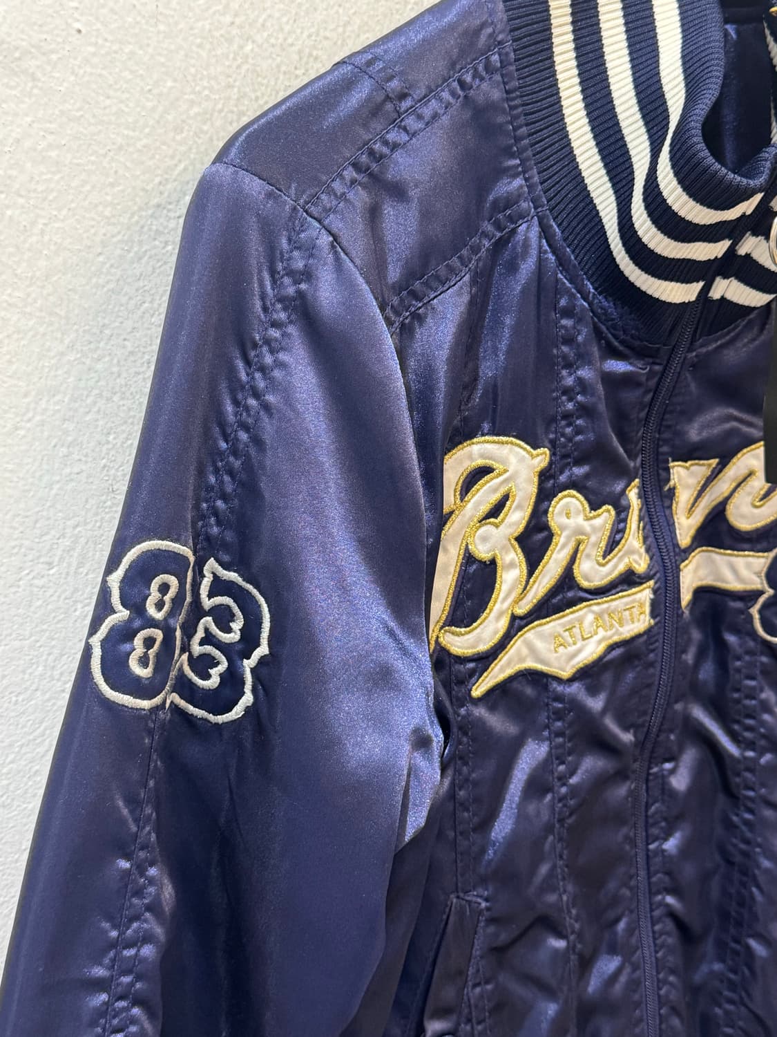 MLB Atlanta Braves Satin Stadium Jacket 상품이미지4