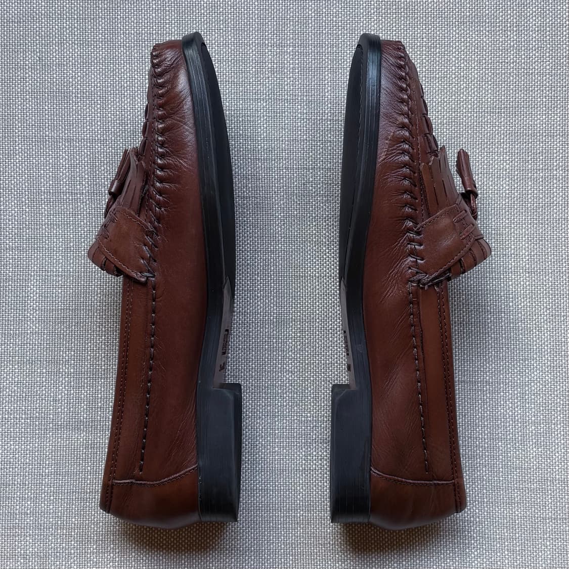 USA NUNN BUSH 브라운 위빙 프린지 태슬 로퍼 상품이미지6