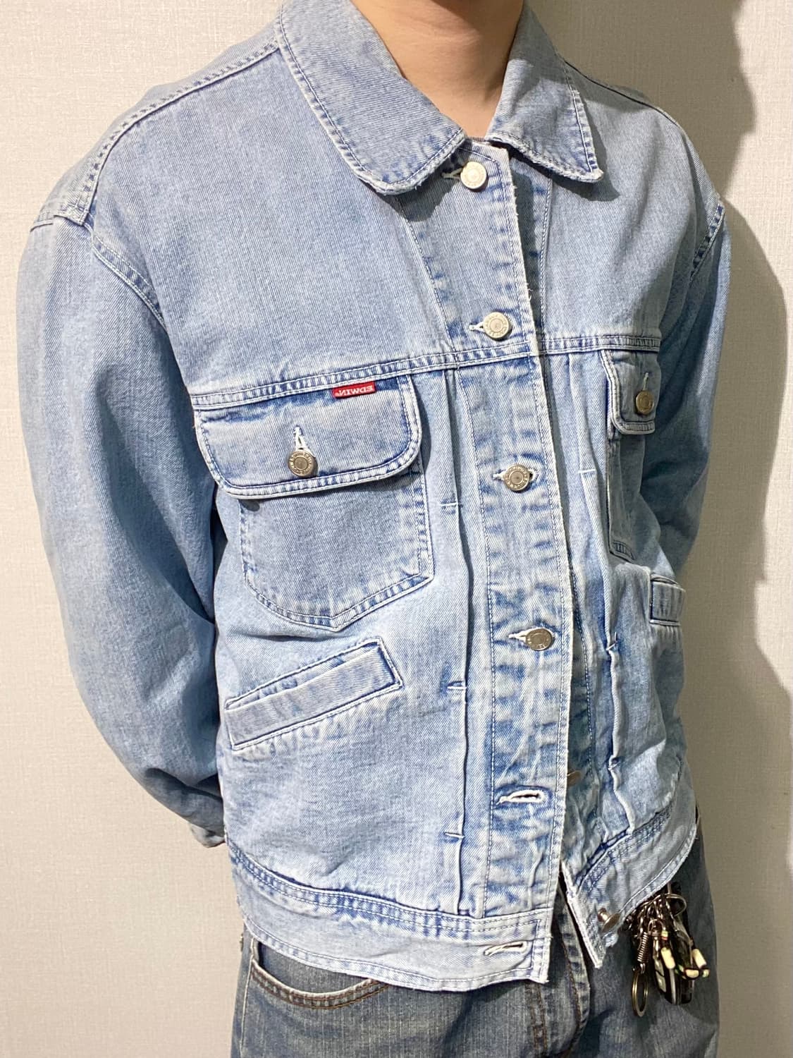 [95] 90s Edwin 에드윈 빈티지 데님 트러커 자켓 상품이미지7