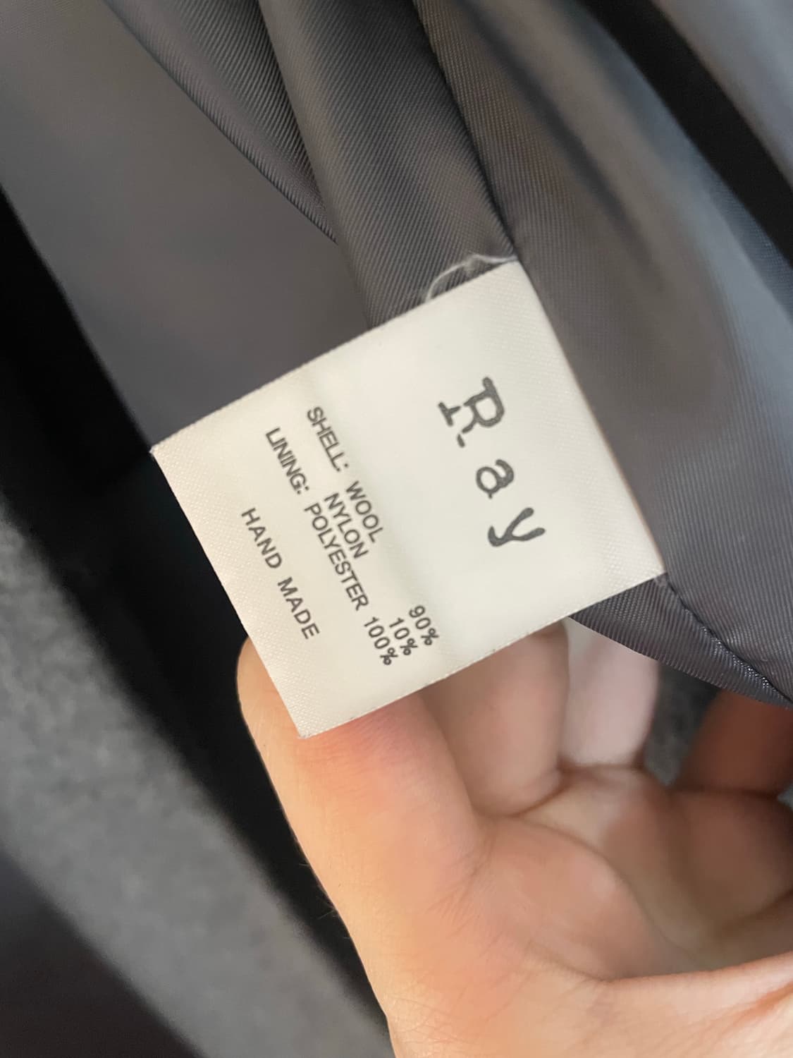 Ray 울 핸드메이드 플레어 코트 (90%) 상품이미지2