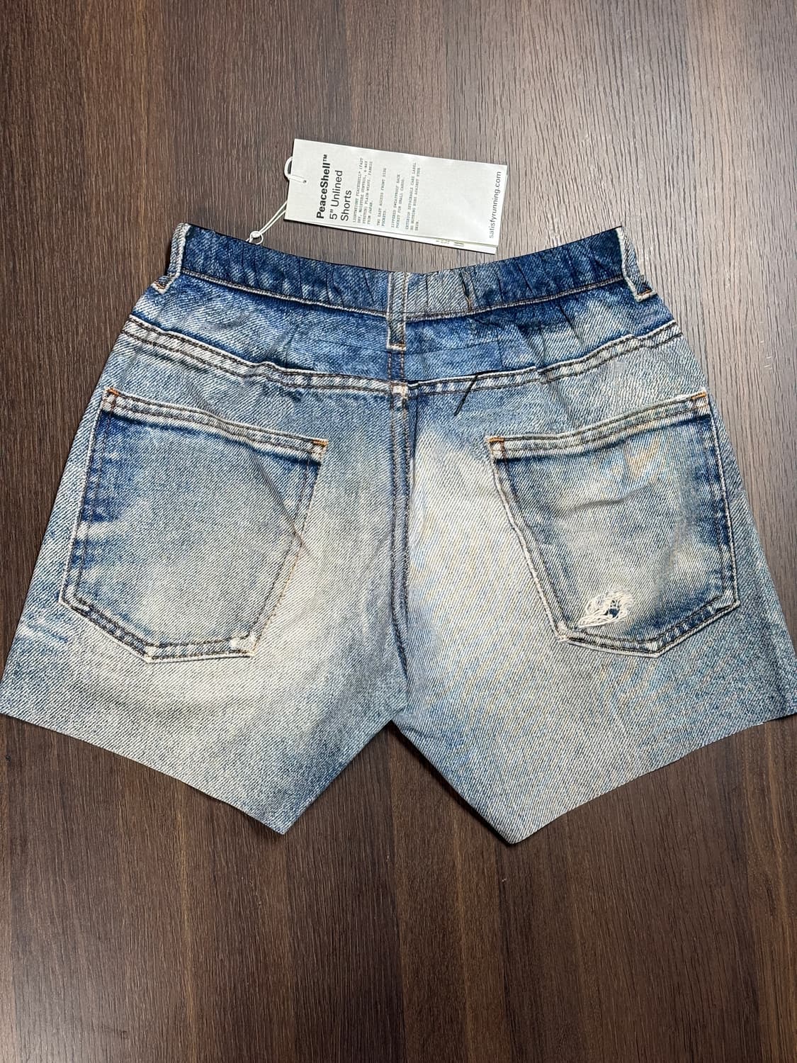 [할인] 새티스파이 디지털 데님 쇼츠 M 상품이미지3