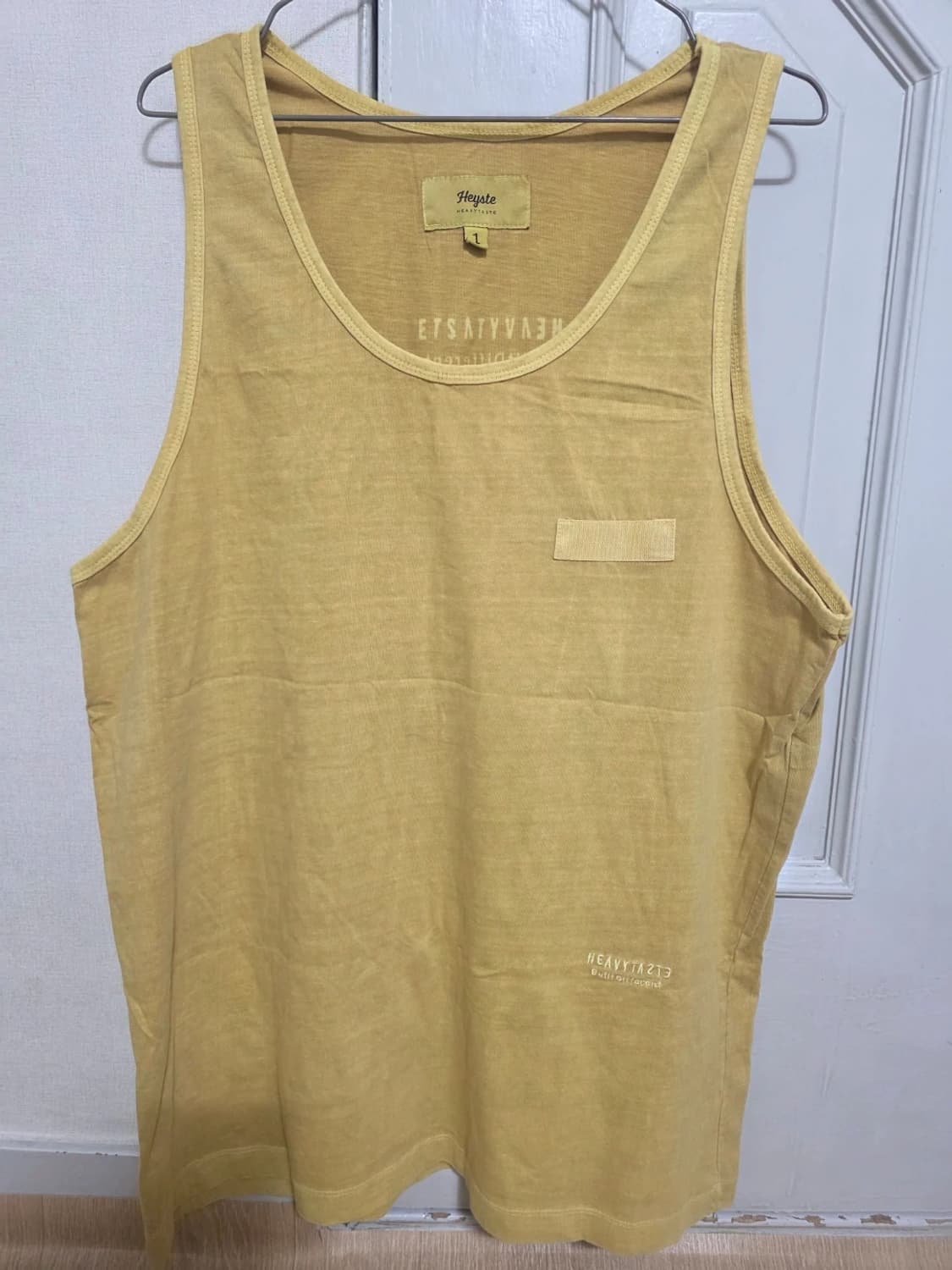 헤이스트 빈티지 워싱 슬리브리스 나시 1사이즈 상품이미지7