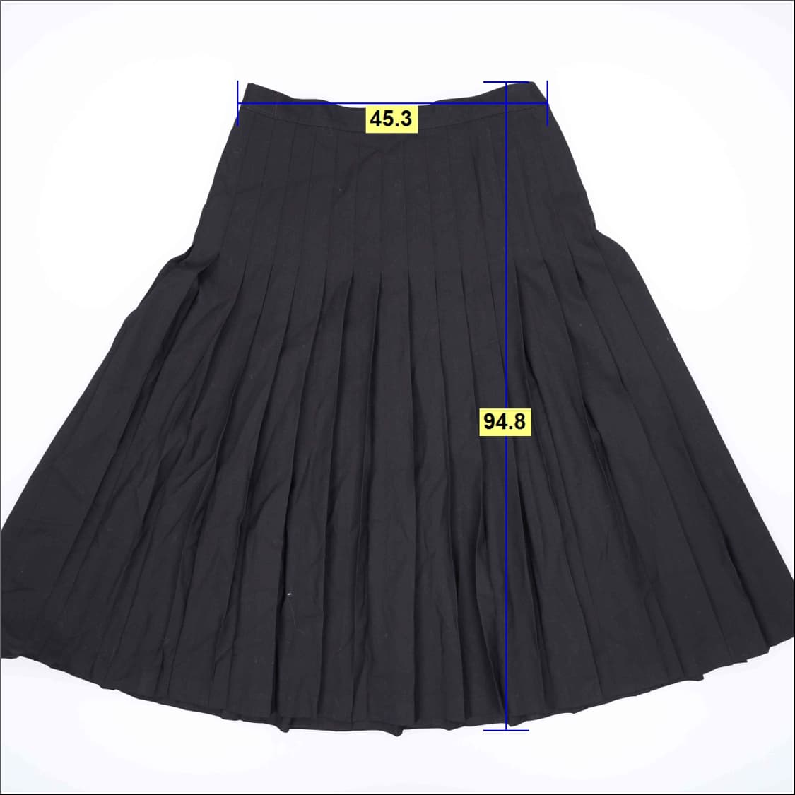 48 제니퍼 여성 플리츠 롱 치마 0414H1 상품이미지5