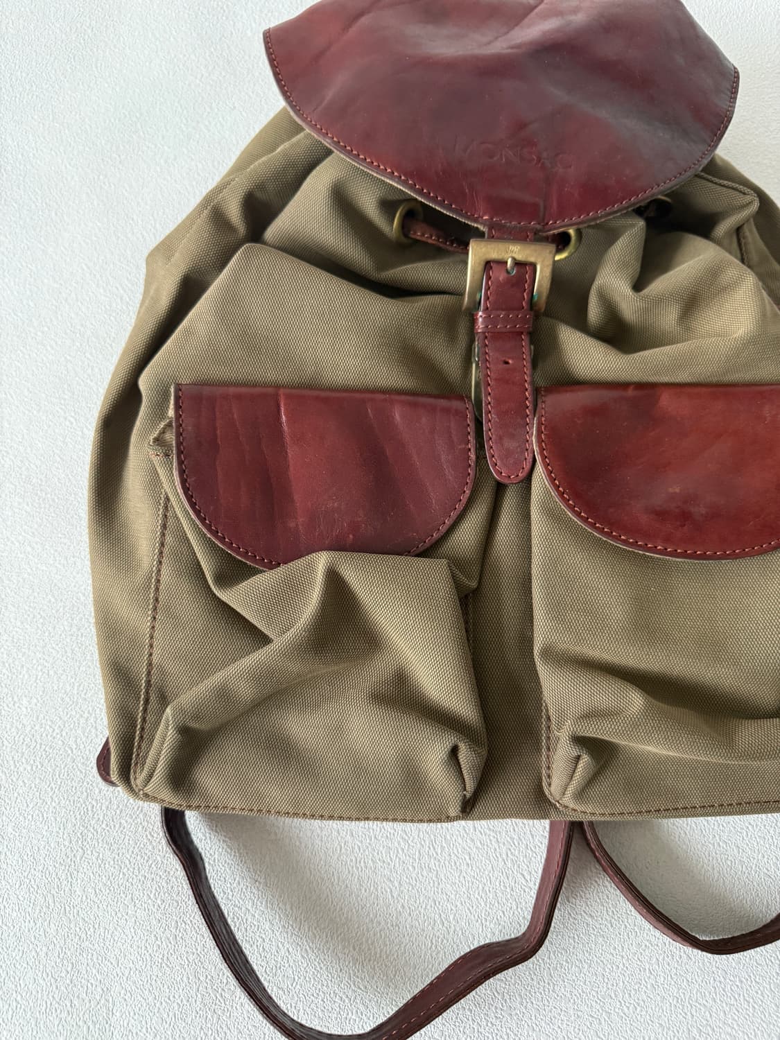 MONSAC 레더&원단 백팩 상품이미지3