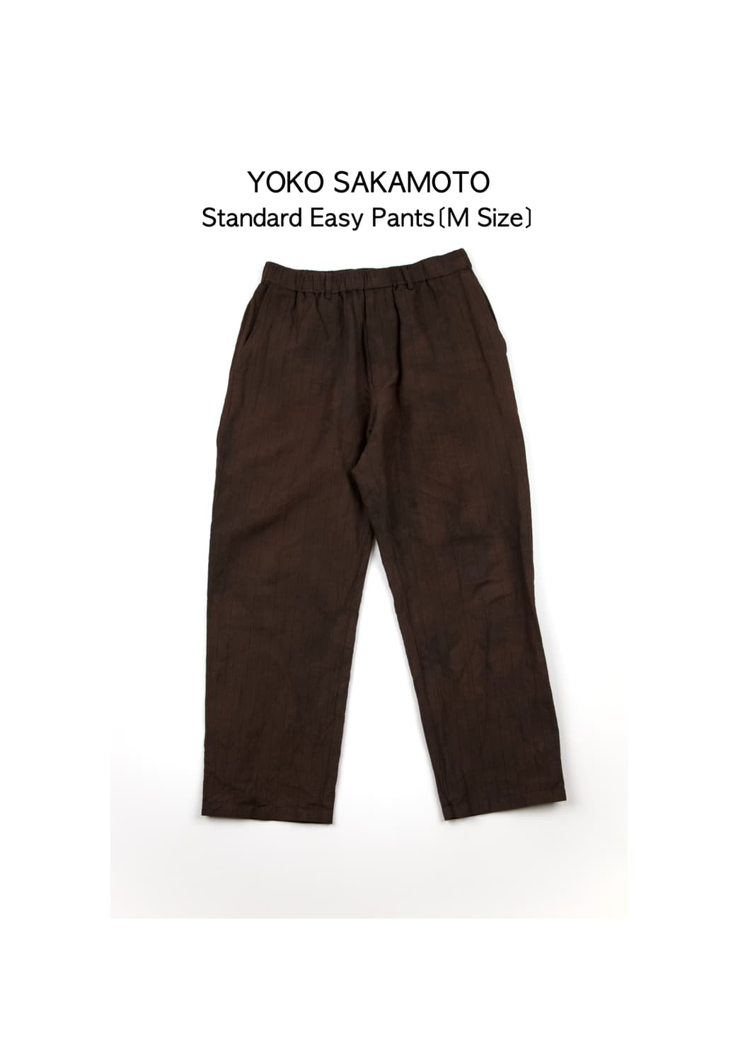 Yokosakamoto 스탠다드 이지 팬츠(판매중) 상품이미지1