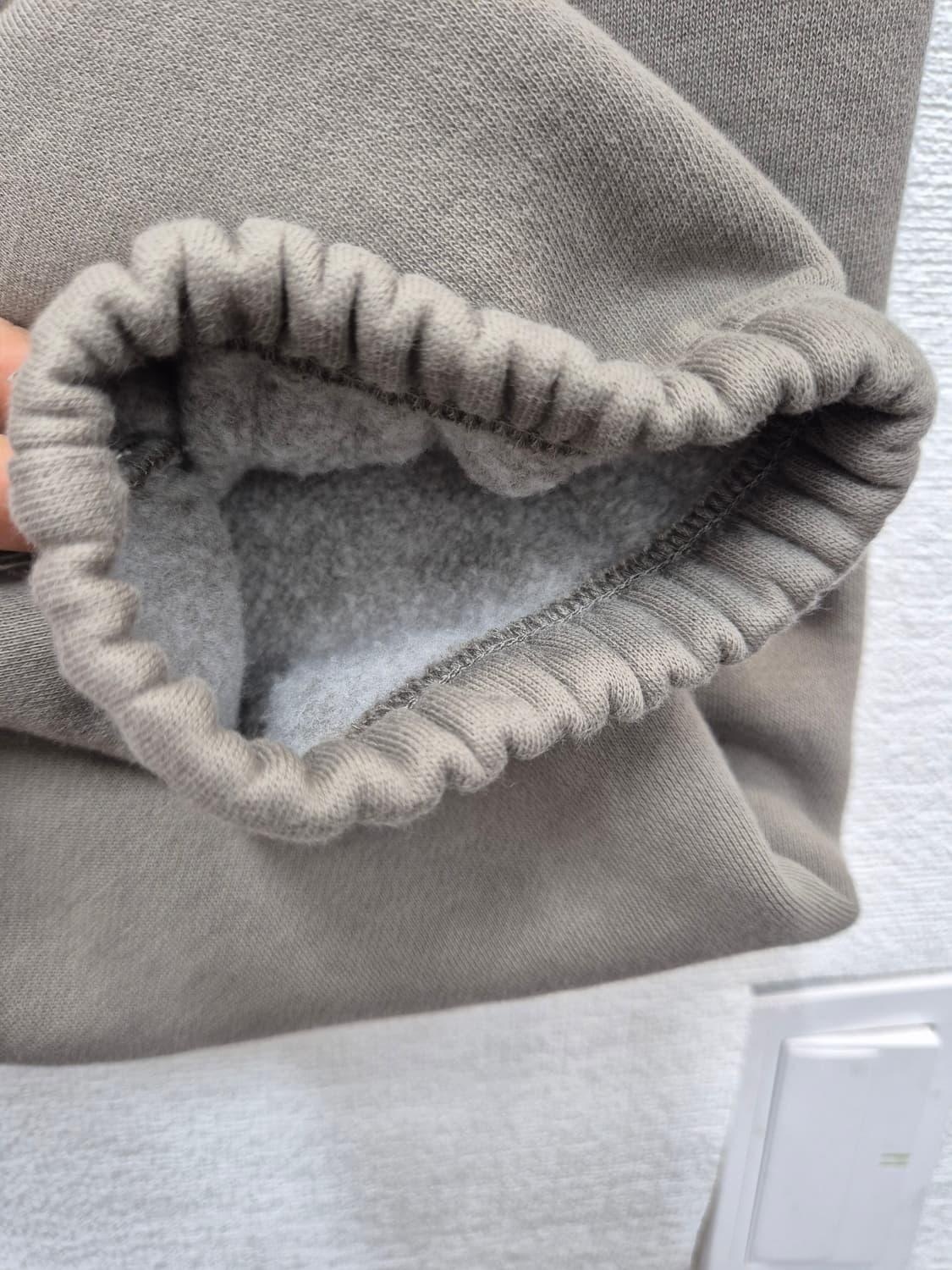 에센셜 피어오브갓 스웻 조거 팬츠 시멘트/ XL(정품) 상품이미지4