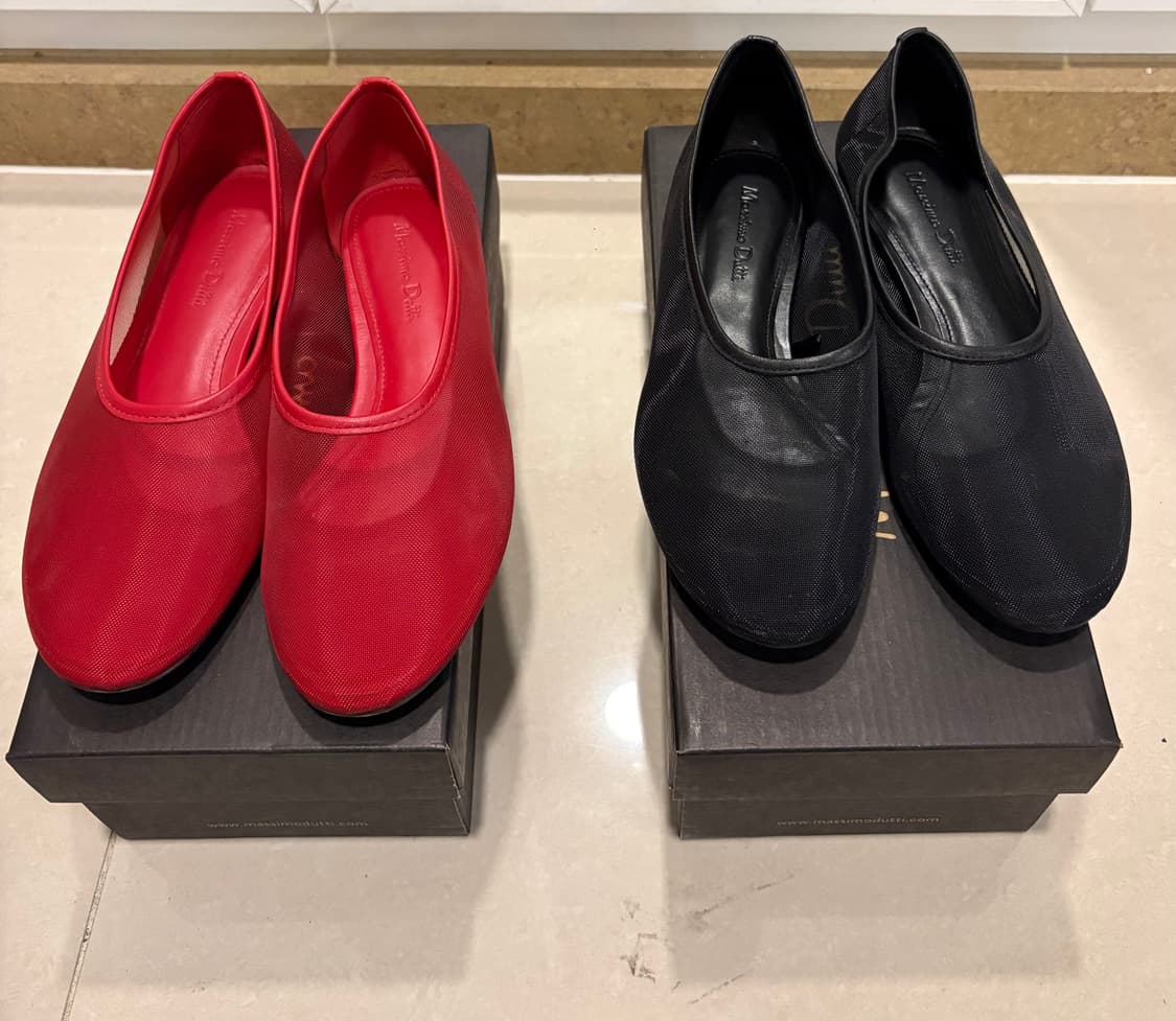 마시모두띠 망사플랫 블랙(36) 상품이미지1