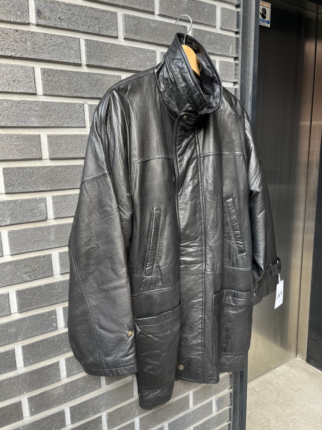 90s genuine lambskin 양가죽 미디 자켓 상품이미지1