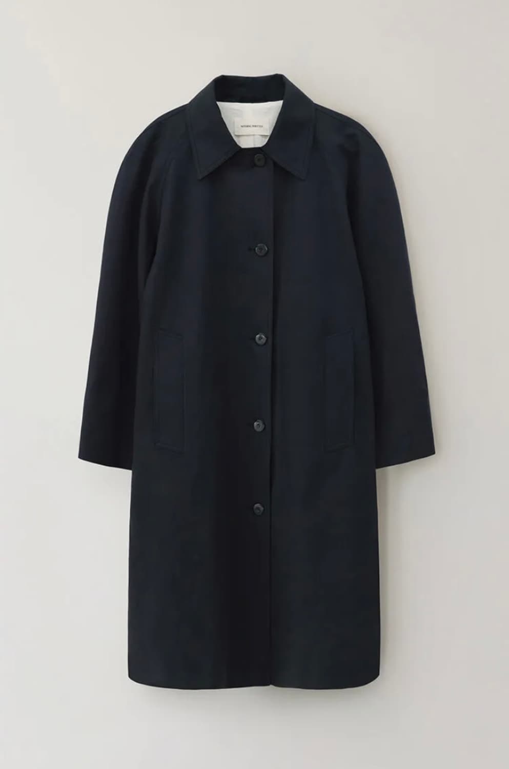 낫띵리튼 Volume balmacaan trench (Dark navy) 상품이미지3
