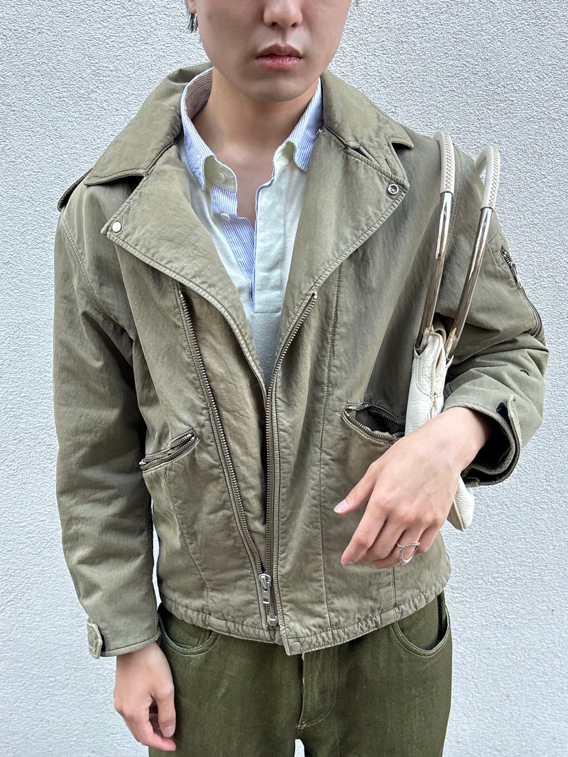 스톤아일랜드 90s 하이넥 밀리터리 자켓 상품이미지2