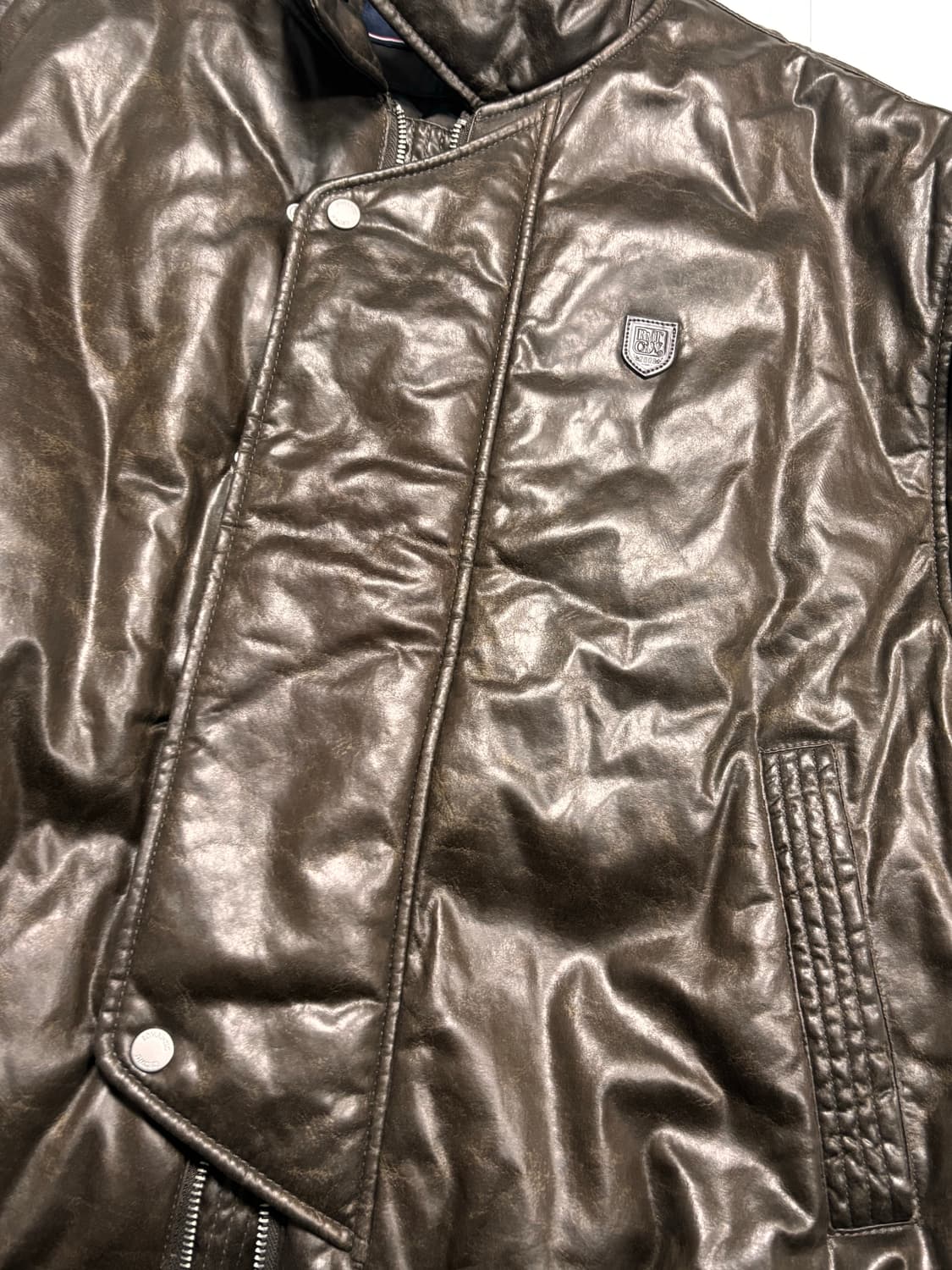 로맨틱 크라운 봄버 자켓 브라운 상품이미지10