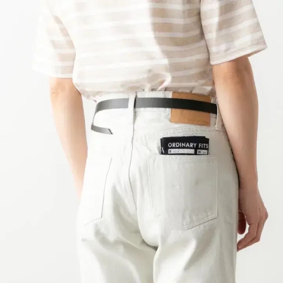 오디너리피츠 ANKLE DENIM WHITE / ONE WASH 상품이미지5