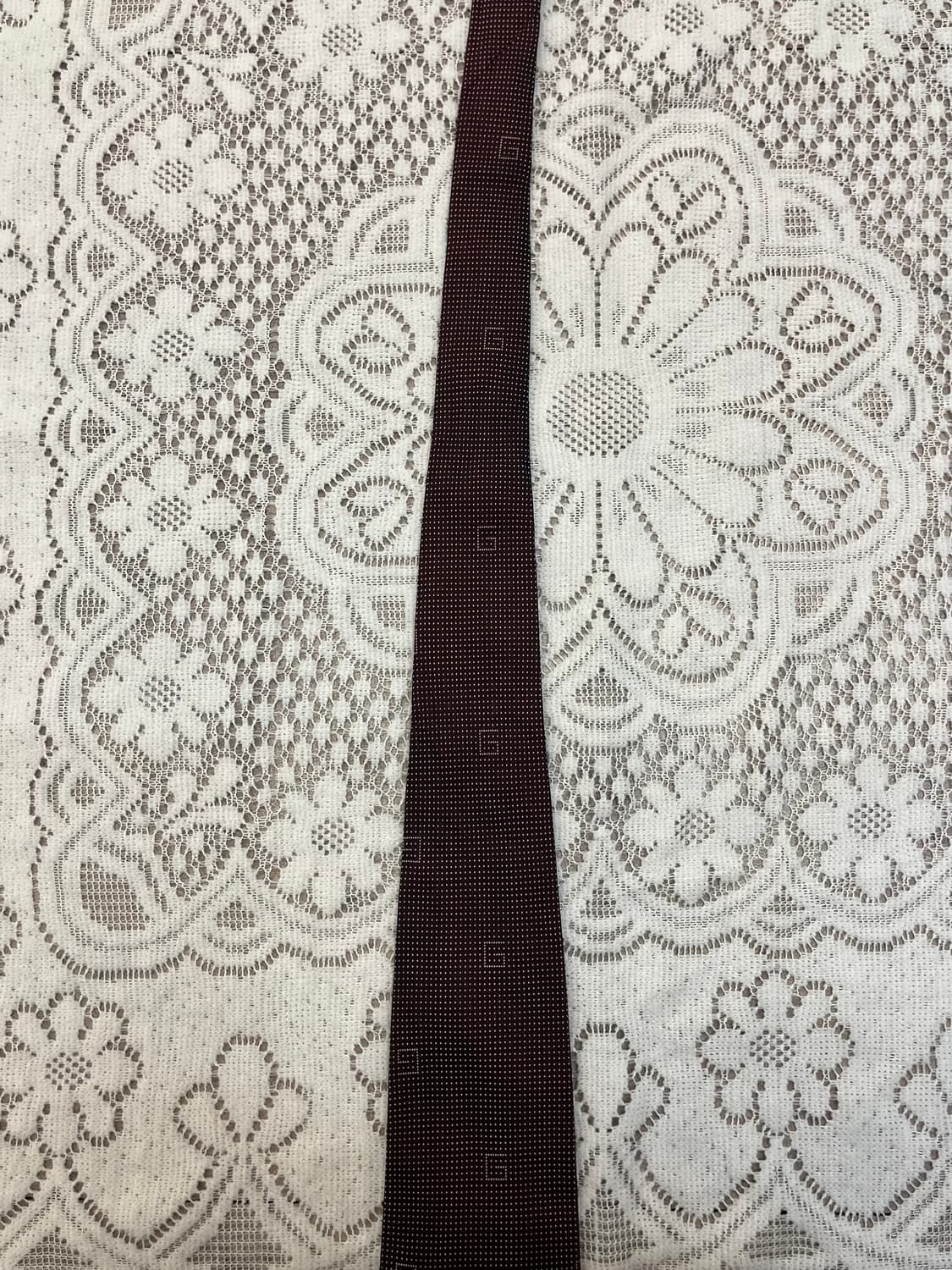 구찌 도트 넥타이 버건디 #csz3131 상품이미지6