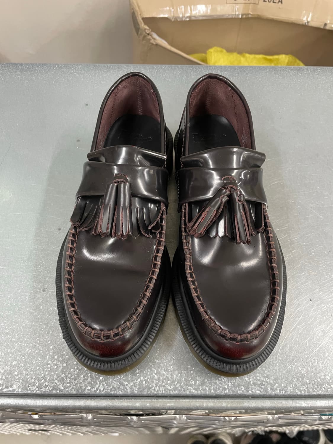 닥터마틴 아드리안 태슬 로퍼 버건디 uk5 상품이미지5