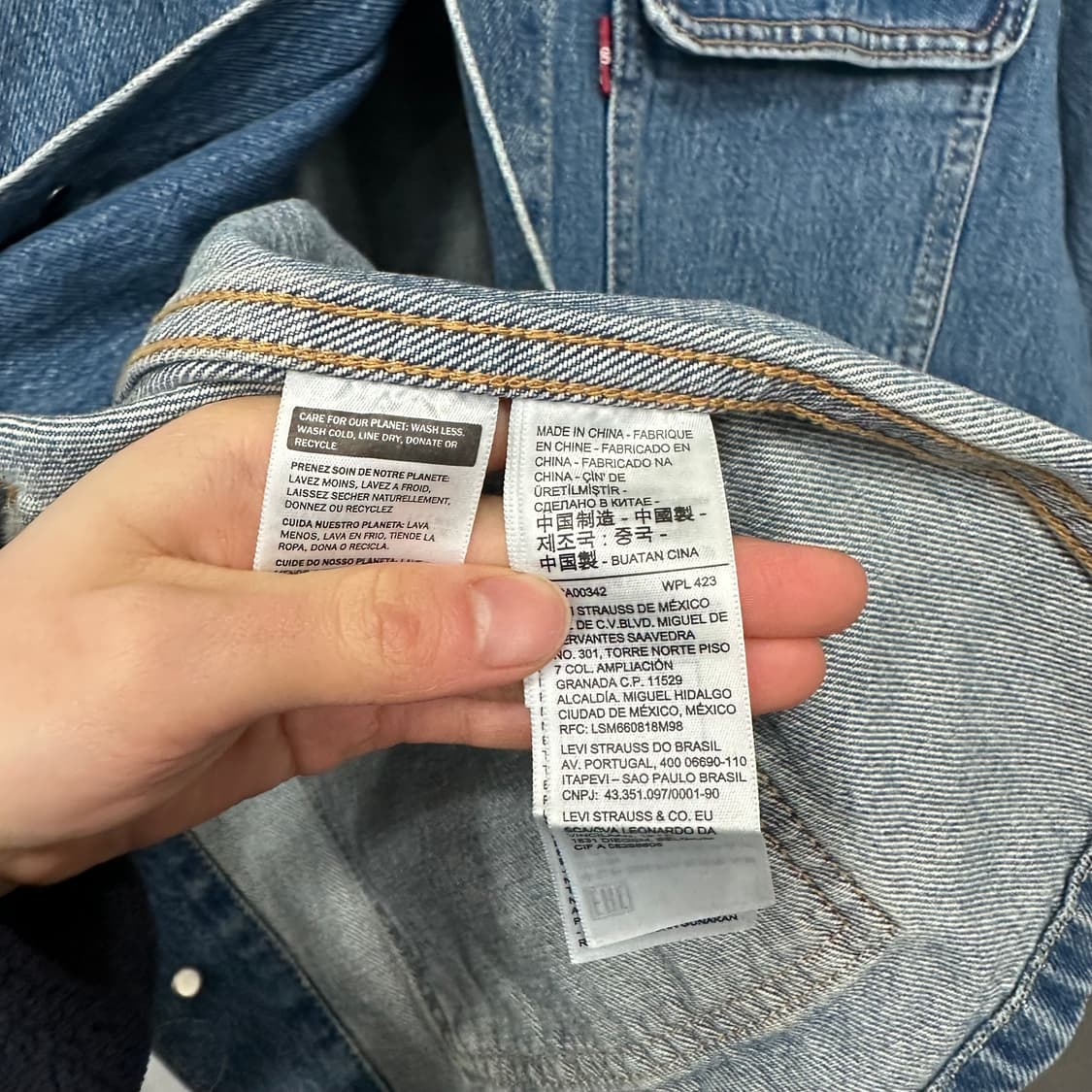 리바이스 데님 초어 자켓 상품이미지5