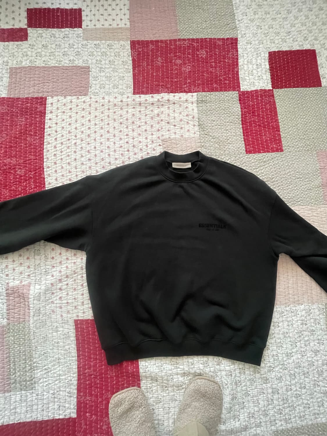 피오갓 에센셜 맨투맨 XL 코어컬렉션 블랙 상품이미지1