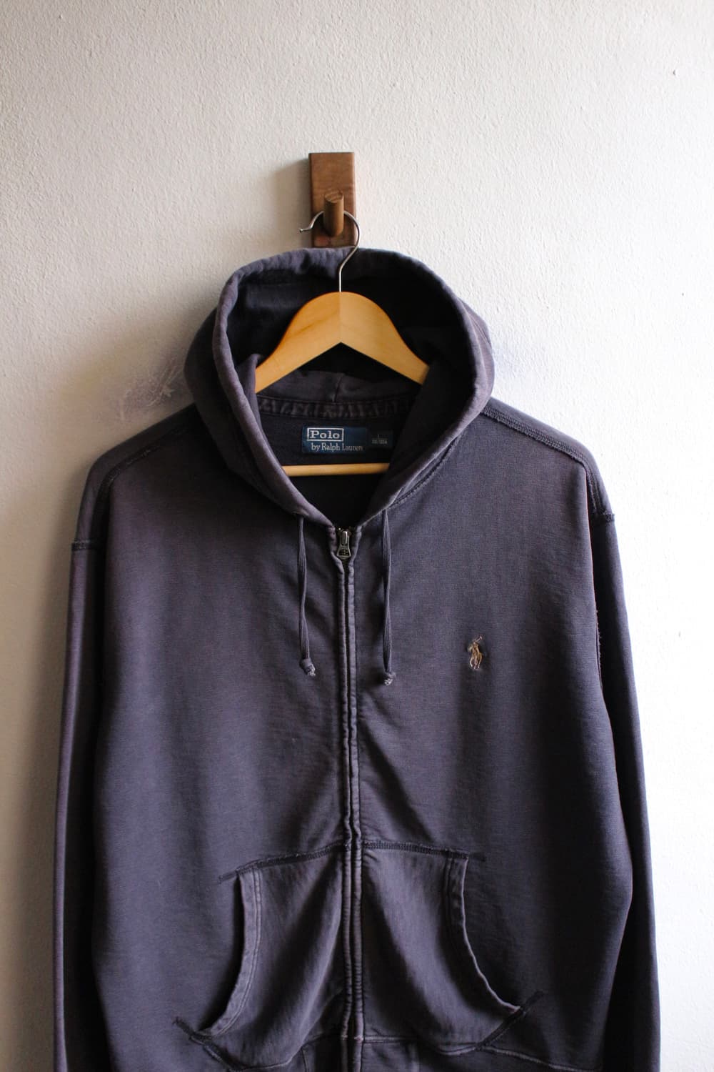 폴로 가먼트 다잉 후드 집업  상품이미지2