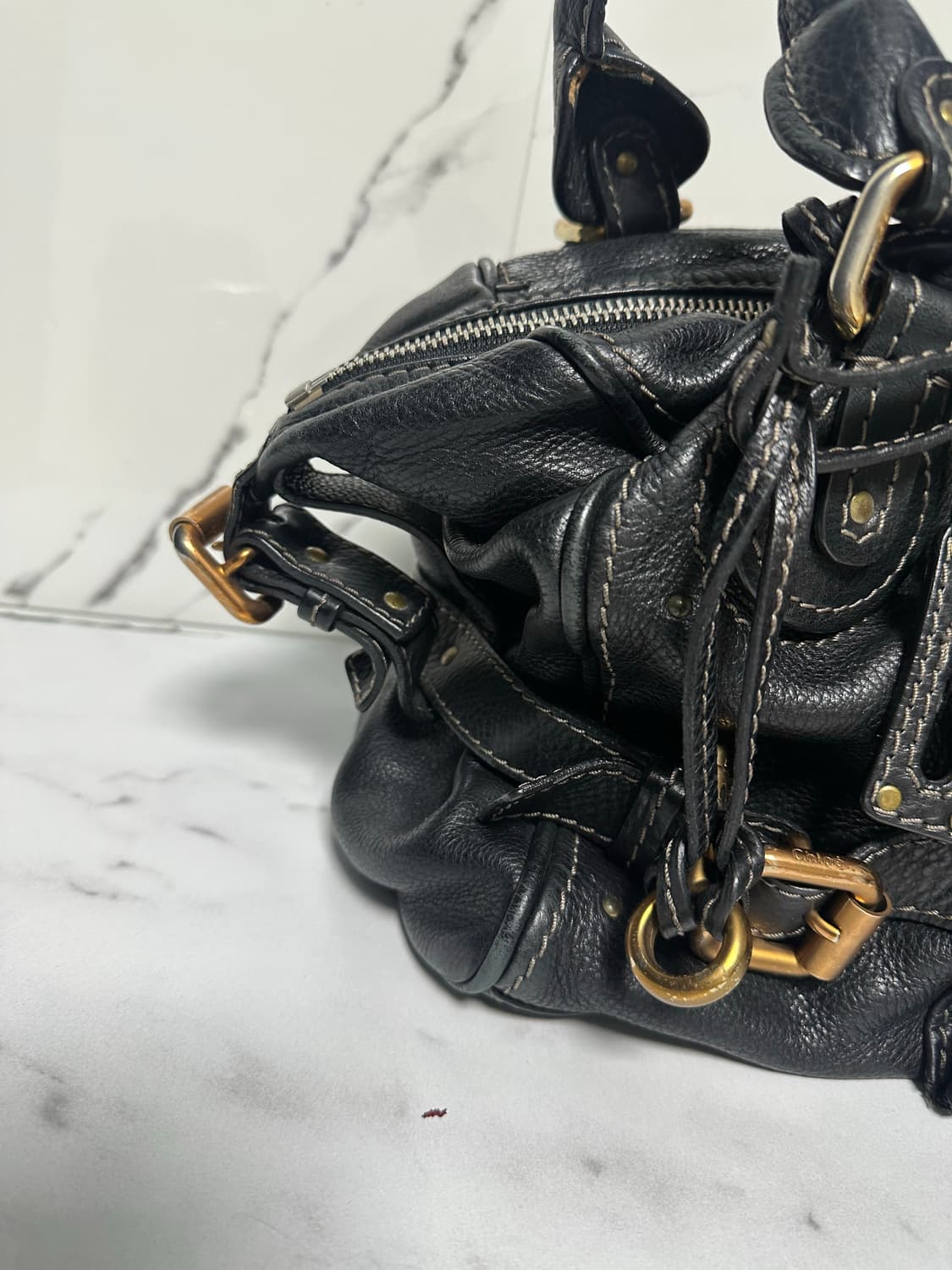 [A 정품] 끌로에 패딩턴 숄더백 블랙 라지 상품이미지7