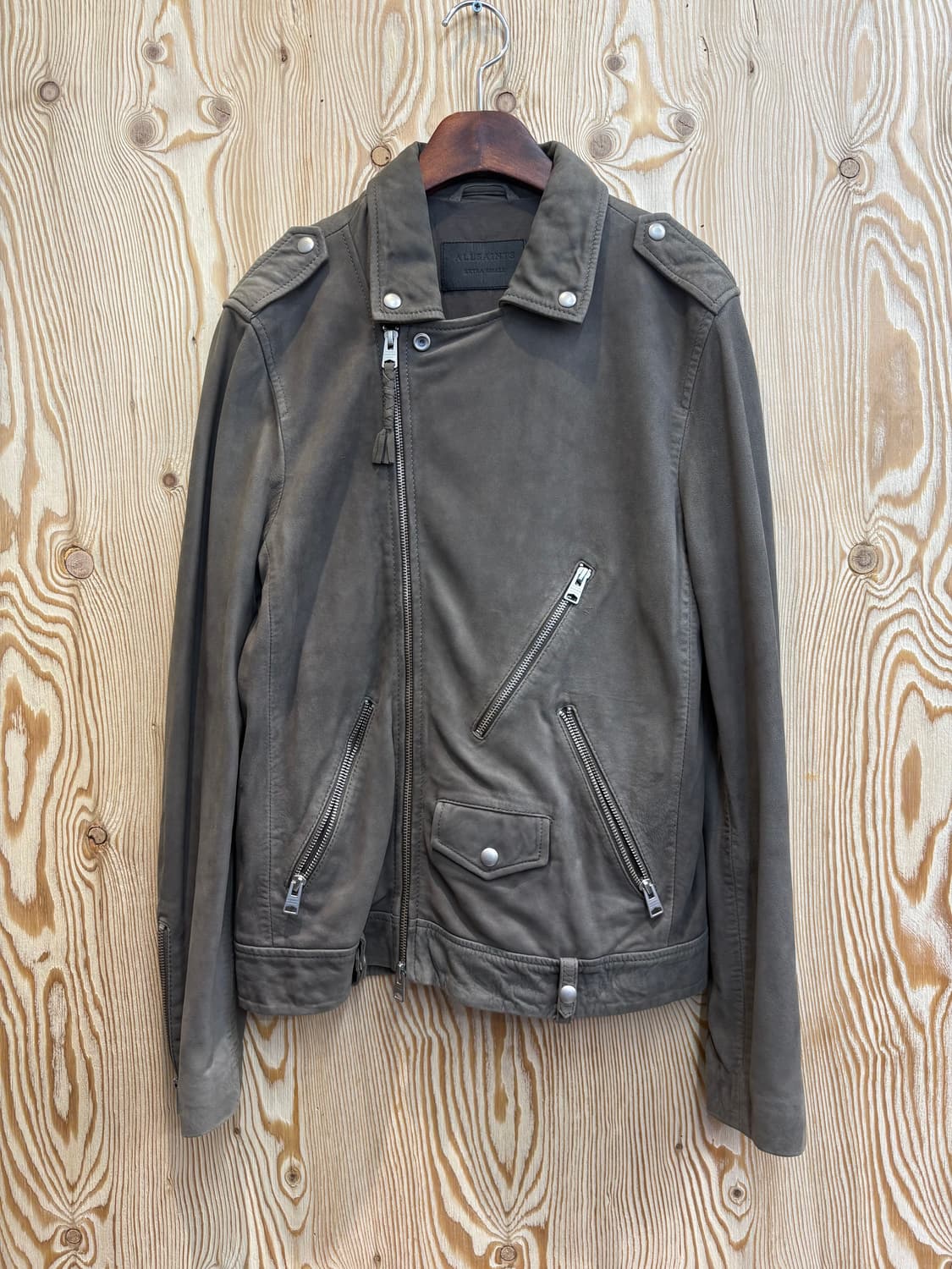 올세인츠 램스킨 밀로 바이커 자켓 상품이미지1